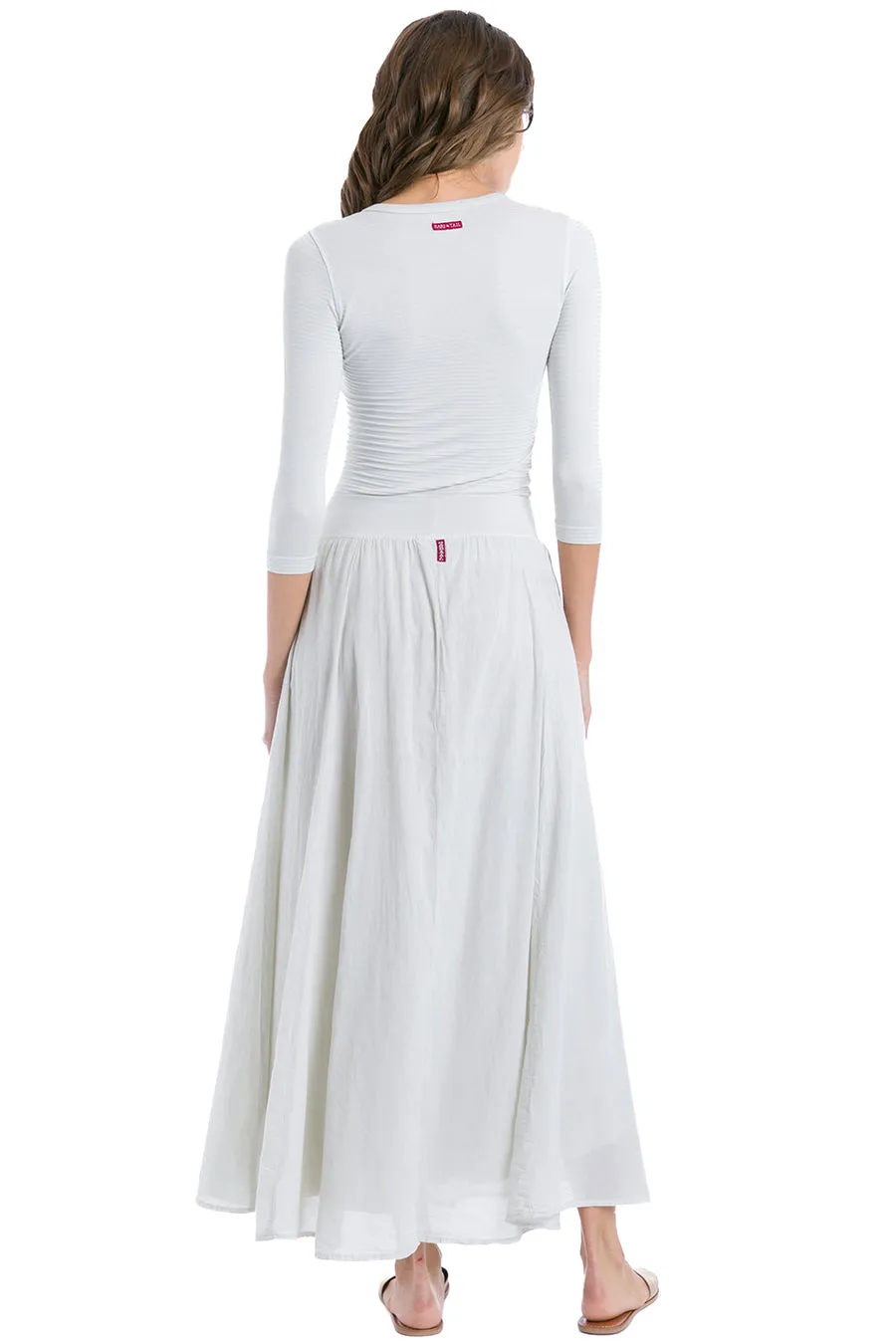 Panel Maxi Voile Skirt