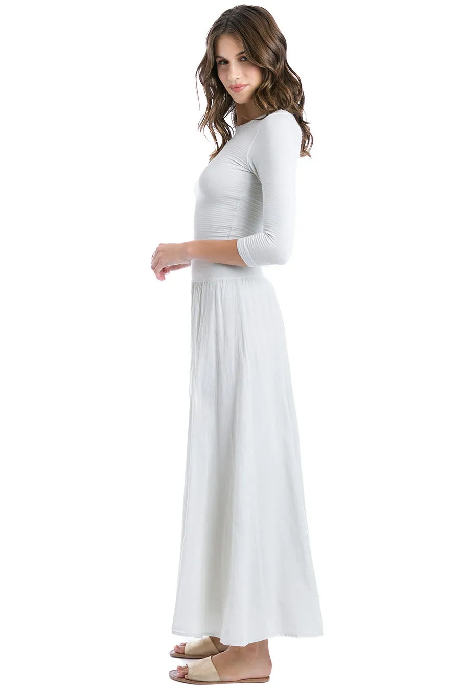 Panel Maxi Voile Skirt