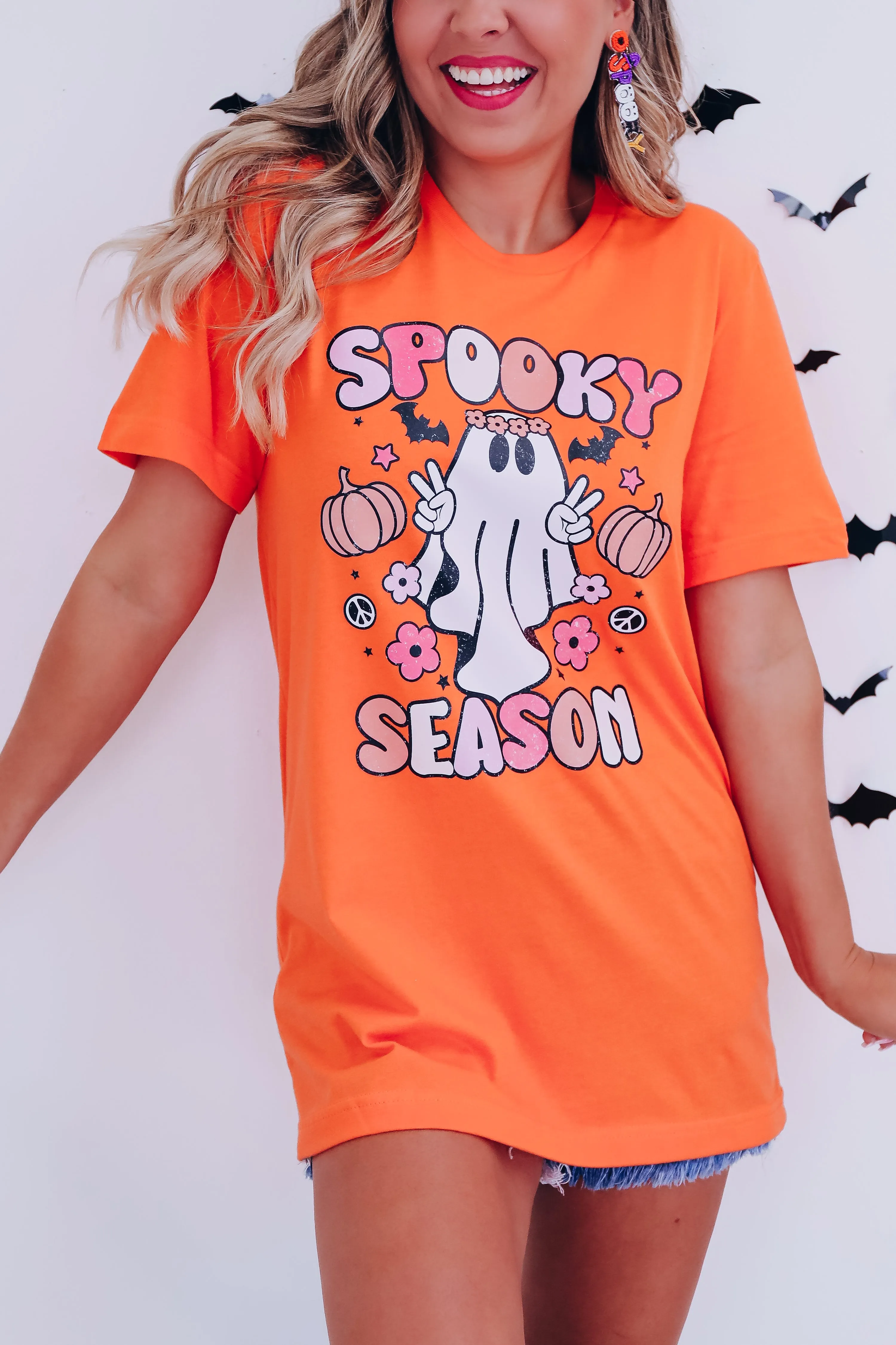 Peace Spooky Season Graphic Tee S-3X
