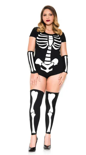 Plus Size Bone Babe Costume