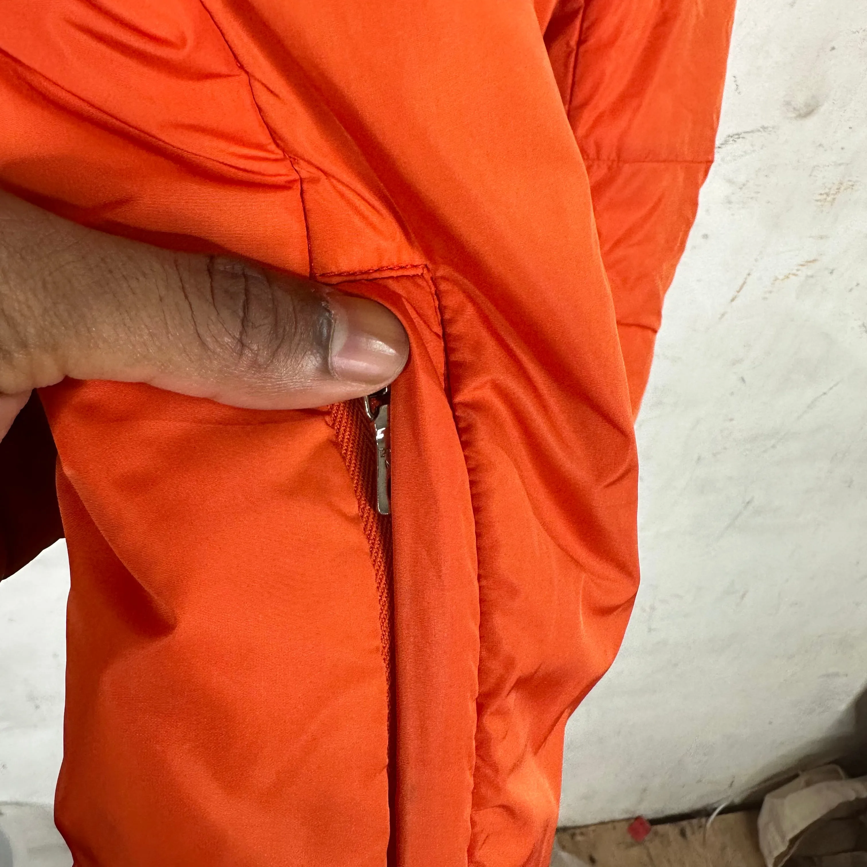 PRADA Sunfaded Orange Jacket