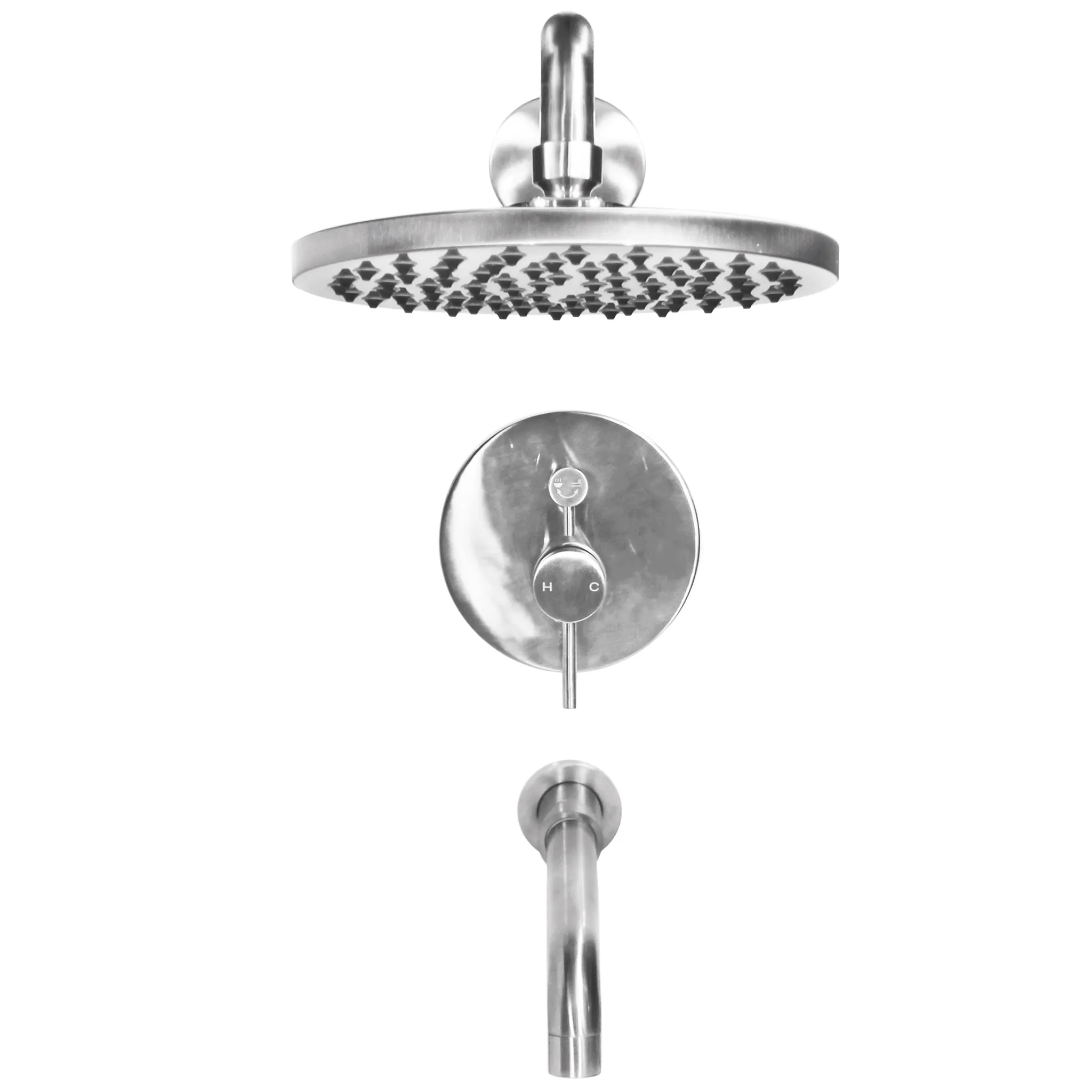 RADIANCE Shower and Bathtub Combo Set with Rough-in Valve - TBS-18015-TS Series