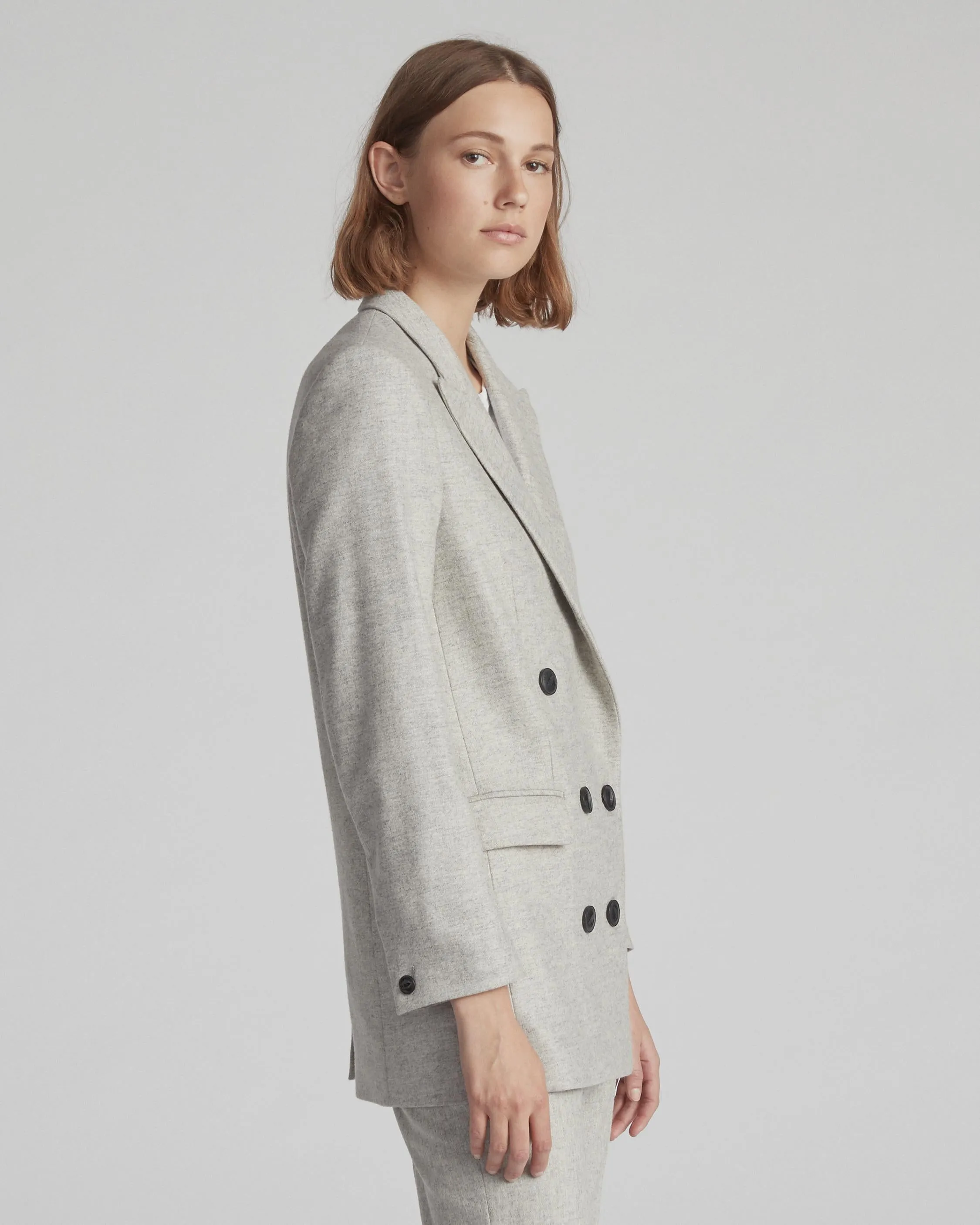 Rag & Bone Collection - Ellie Blazer Light Heather Grey
