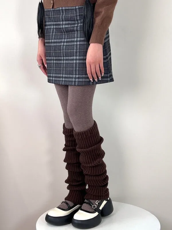 Retro thigh high jk leg warmers
