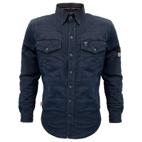 SALE Protective Jeans Jacket - Blue Indigo with Pads