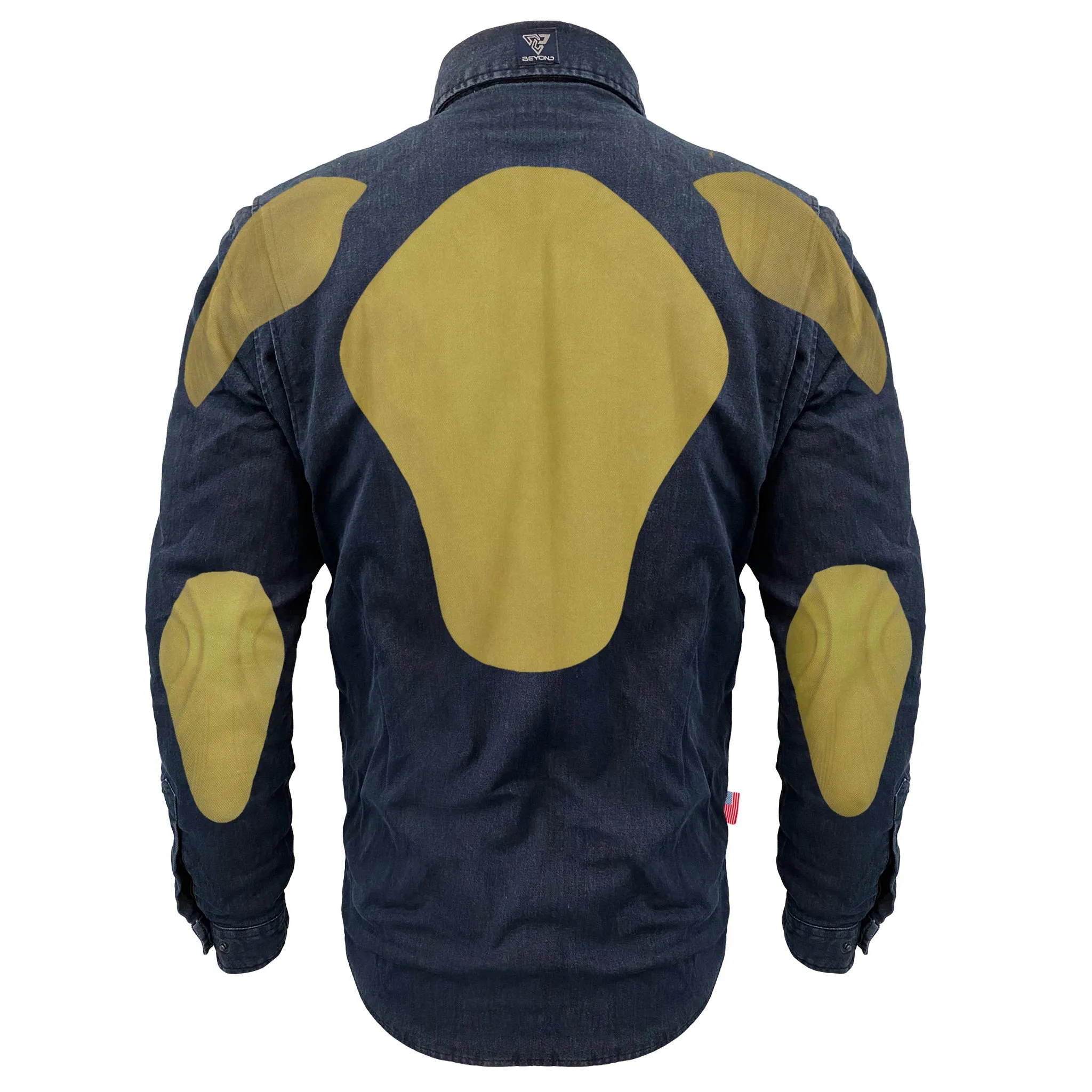 SALE Protective Jeans Jacket - Blue Indigo with Pads