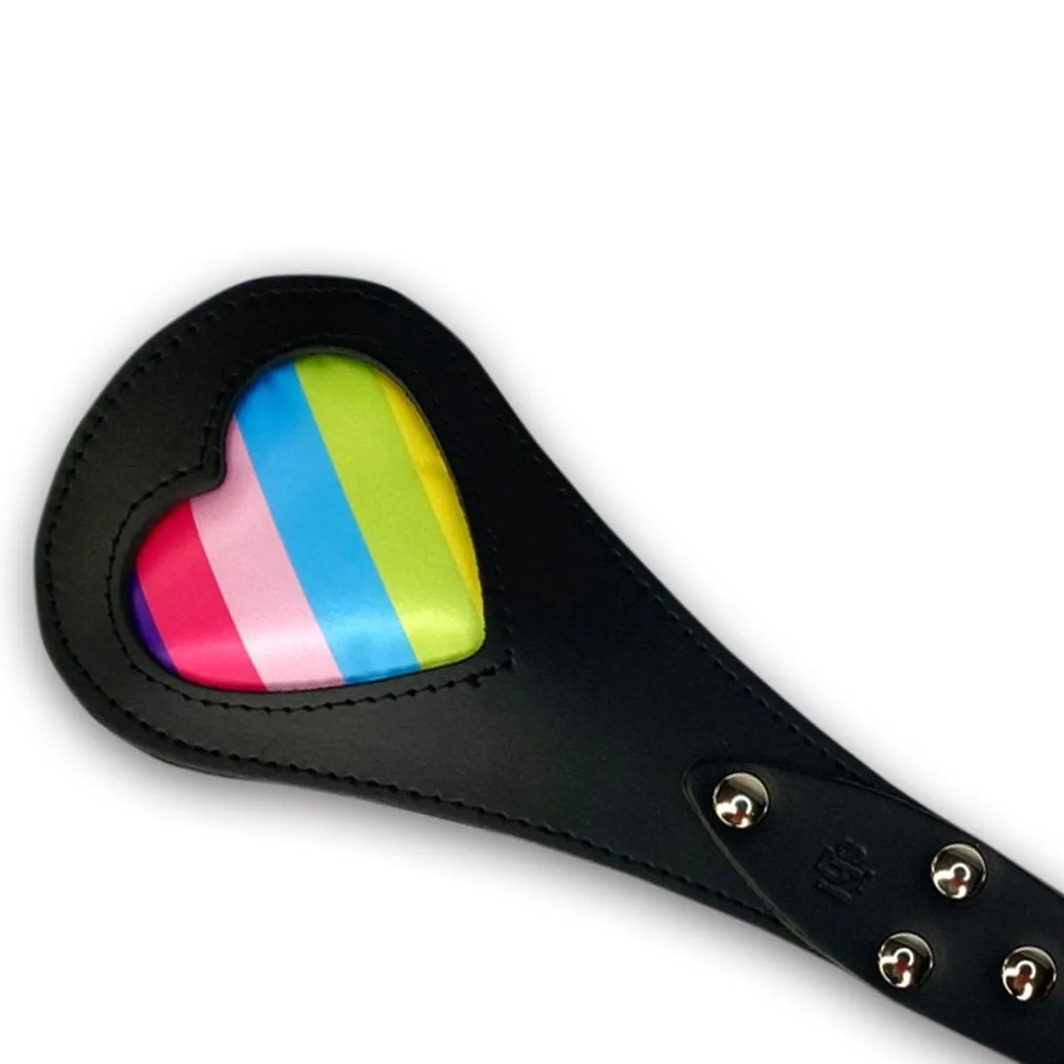 Sh! Pride Rainbow Padded Heart Spanker