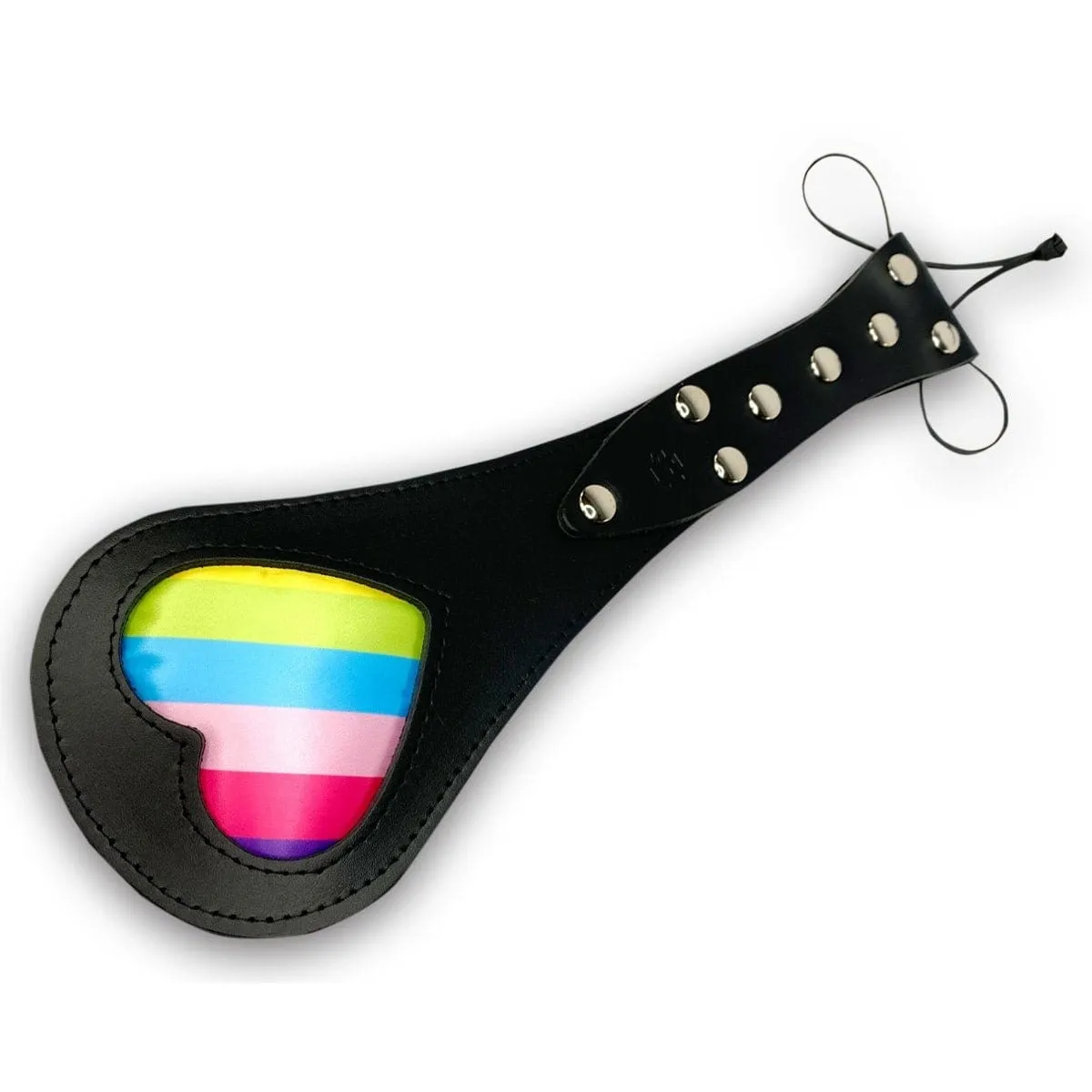 Sh! Pride Rainbow Padded Heart Spanker