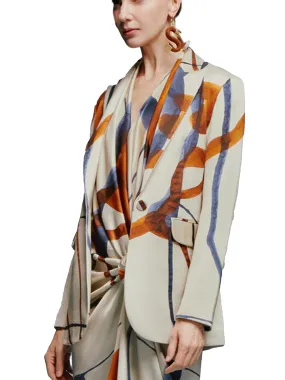 Silvia Tcherassi Rebeca Jacket Cobalt