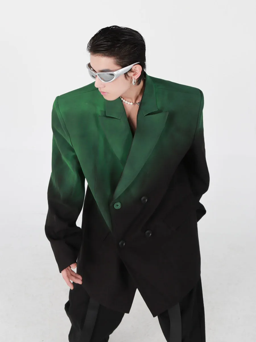 Solid Gradient Blazer
