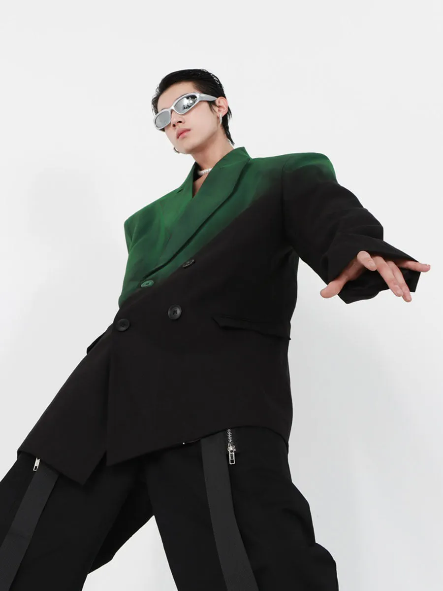 Solid Gradient Blazer