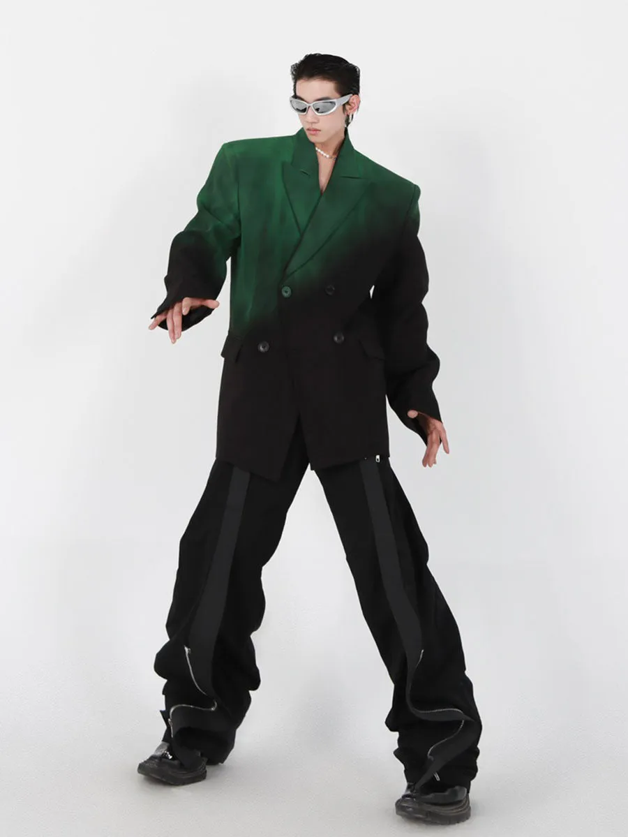 Solid Gradient Blazer