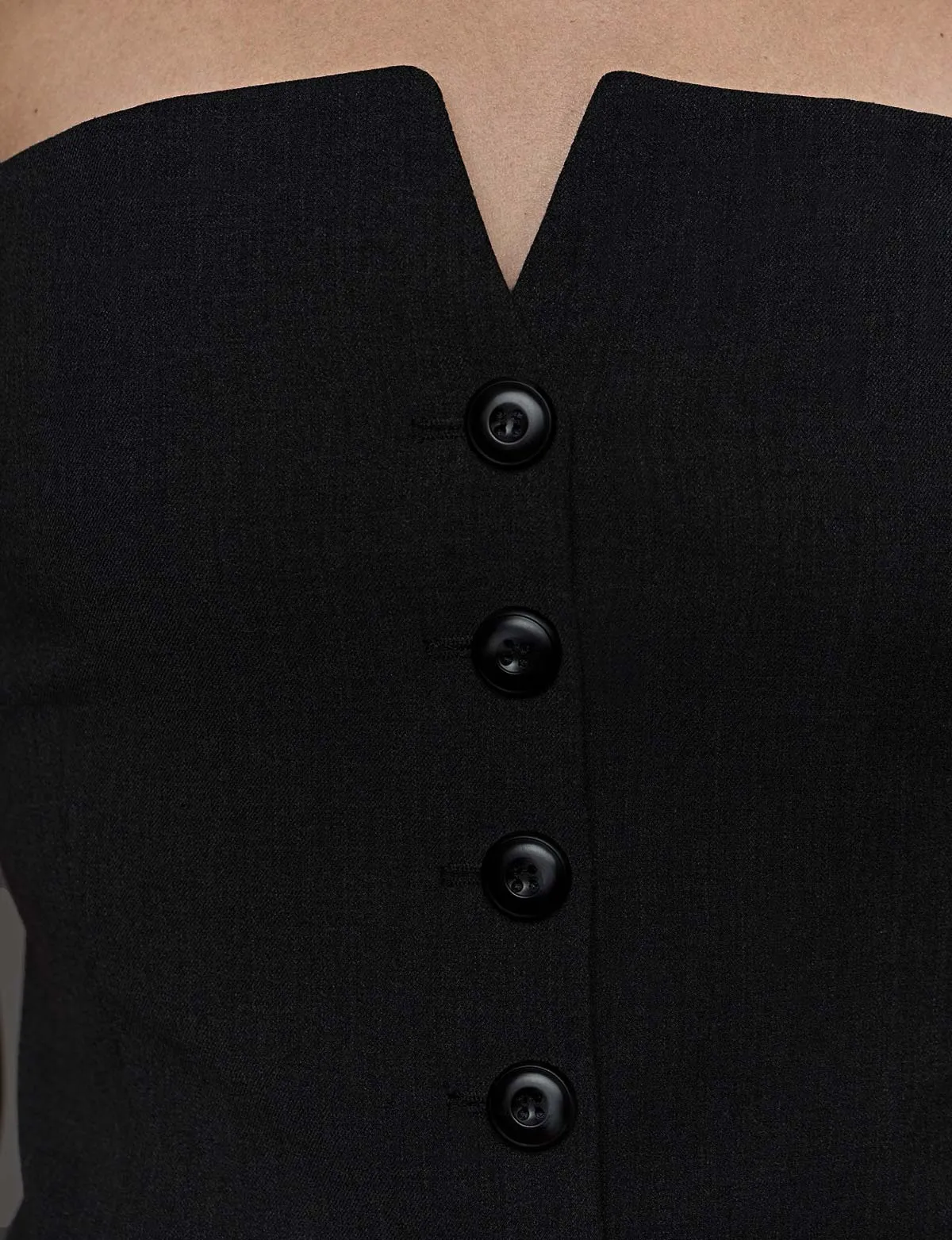 Strapless Button Top-BESTSELLERS