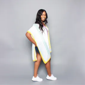 Stripe Kimono-Yellow