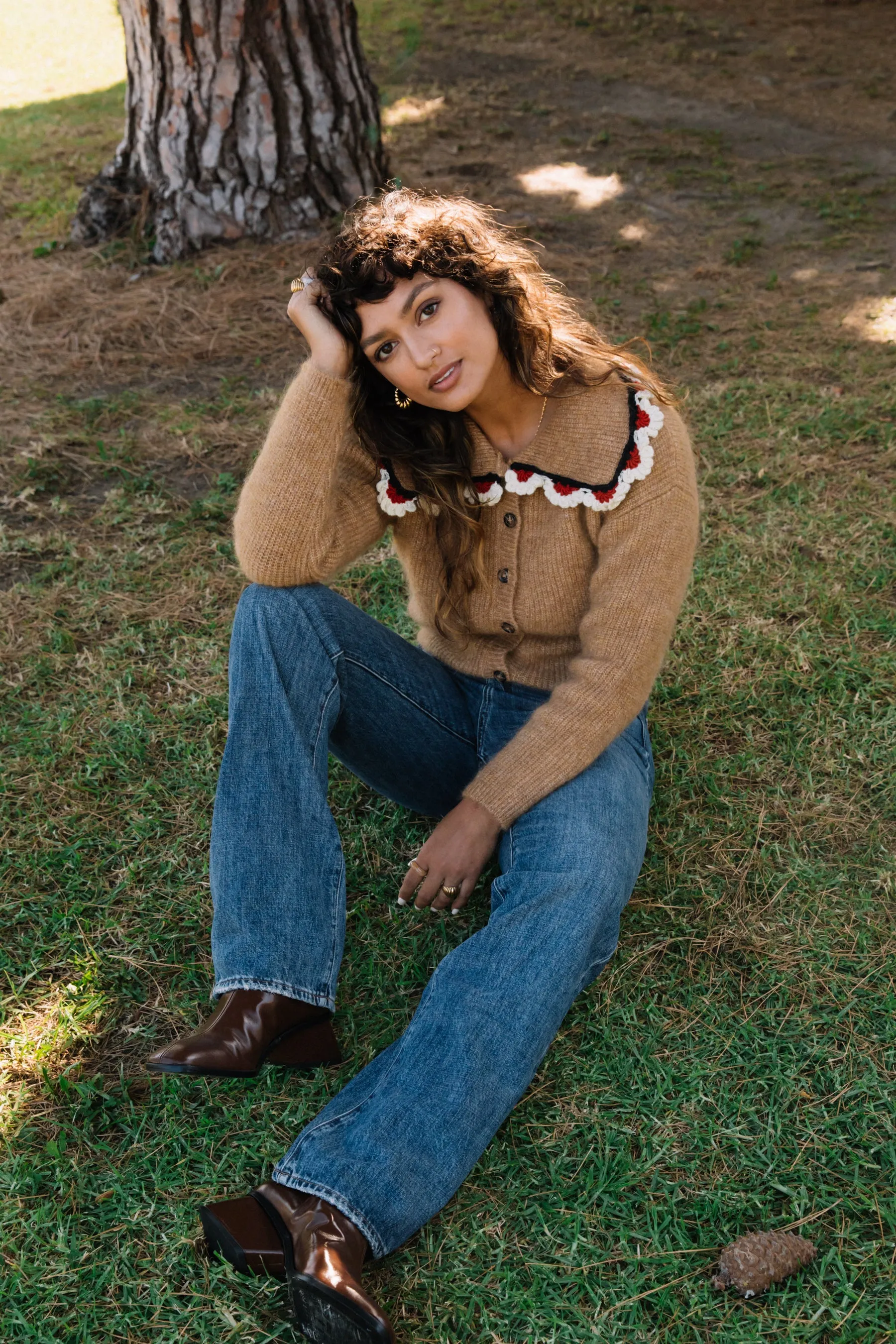 Tan Felipa Cardigan