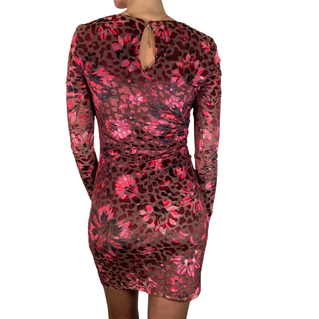 Ted Baker Pink Floral Leopard Dress