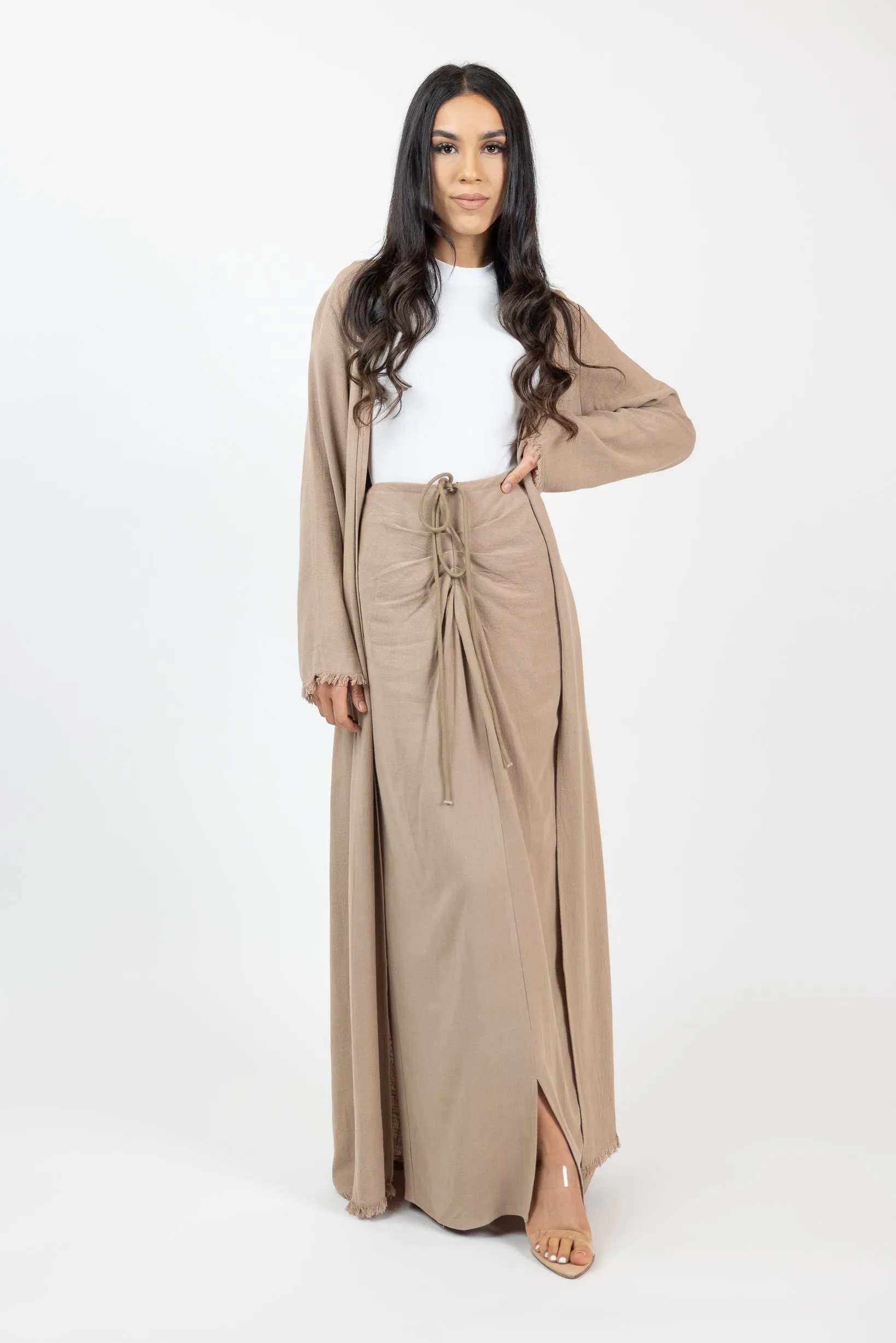 The Crescent Shivani Tie Cardigan