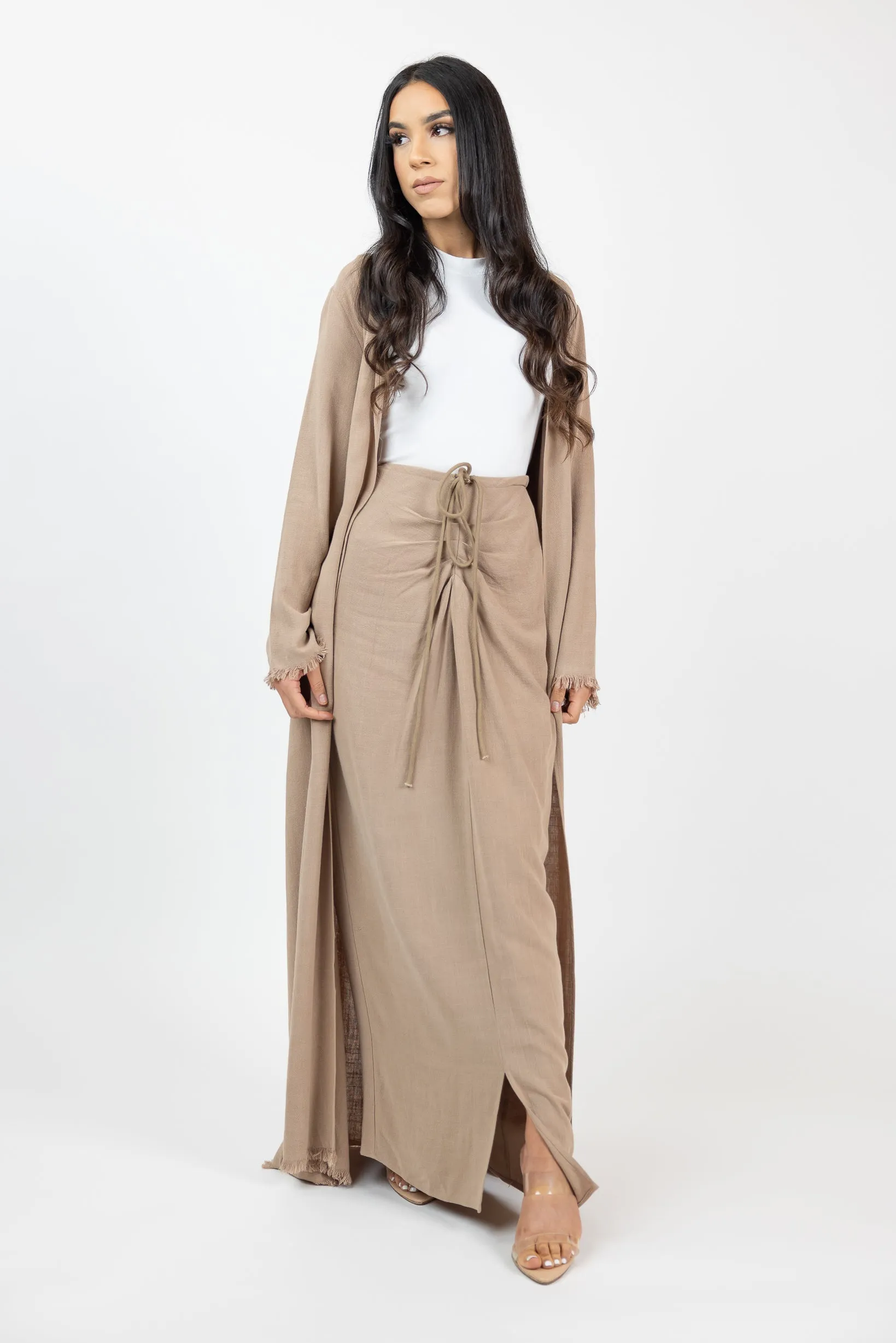 The Crescent Shivani Tie Cardigan