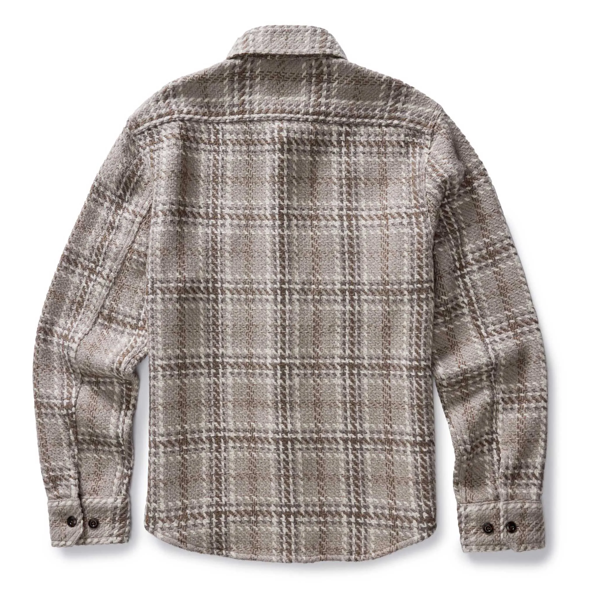 The Cutter Overshirt in Grey Plaid