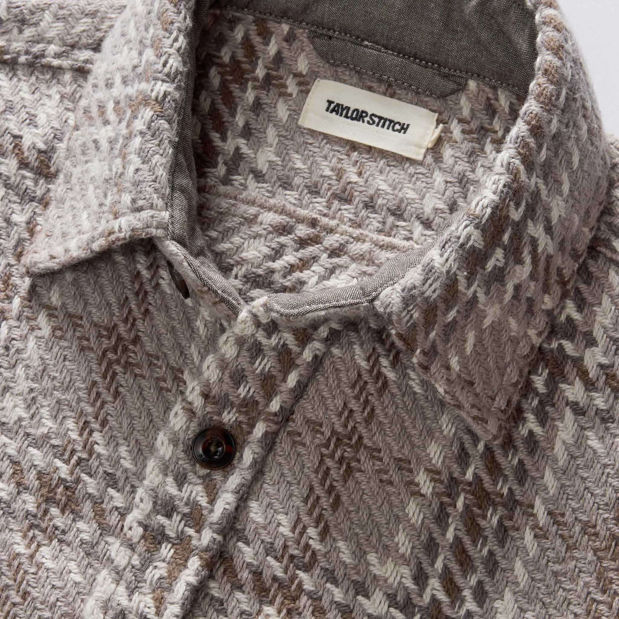 The Cutter Overshirt in Grey Plaid