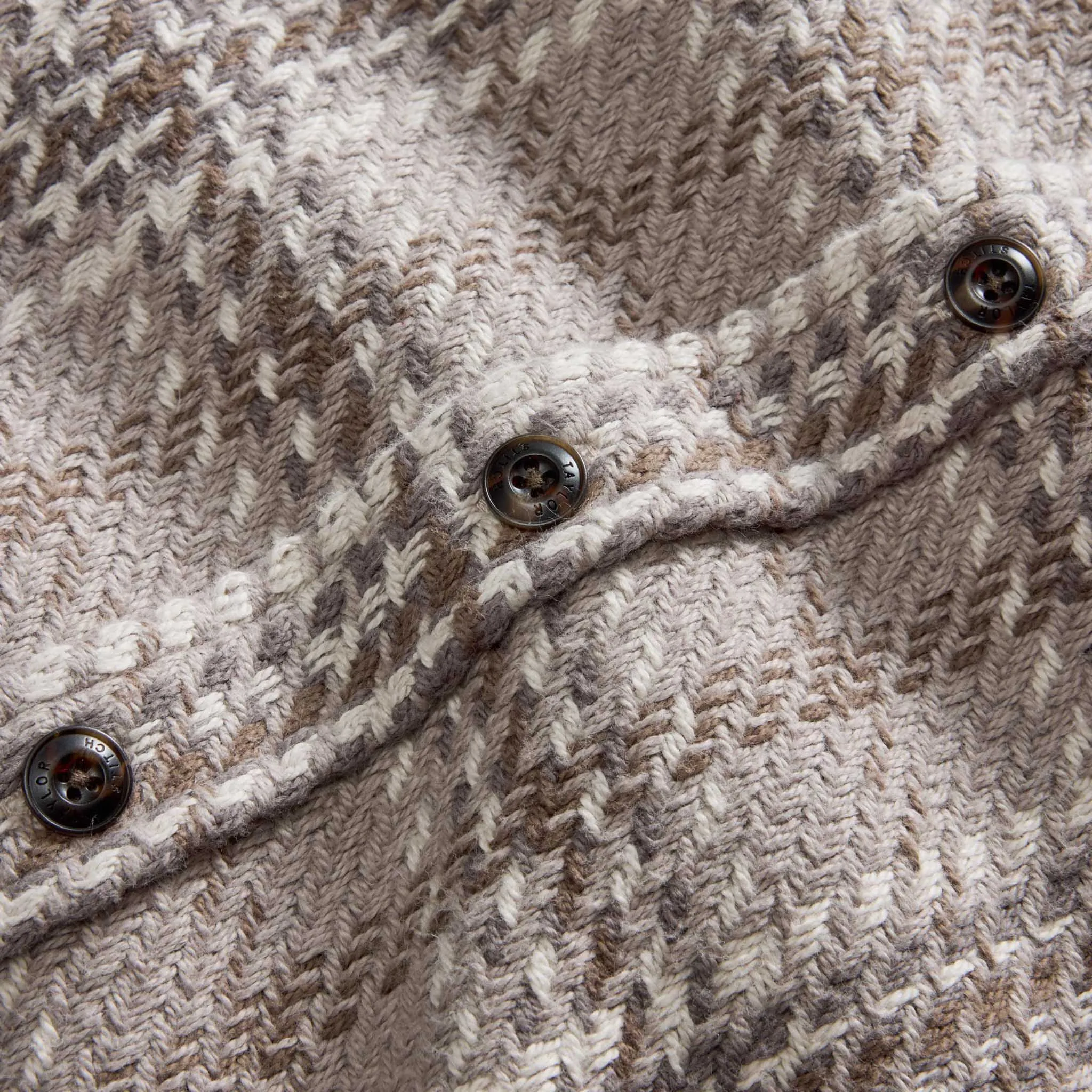 The Cutter Overshirt in Grey Plaid