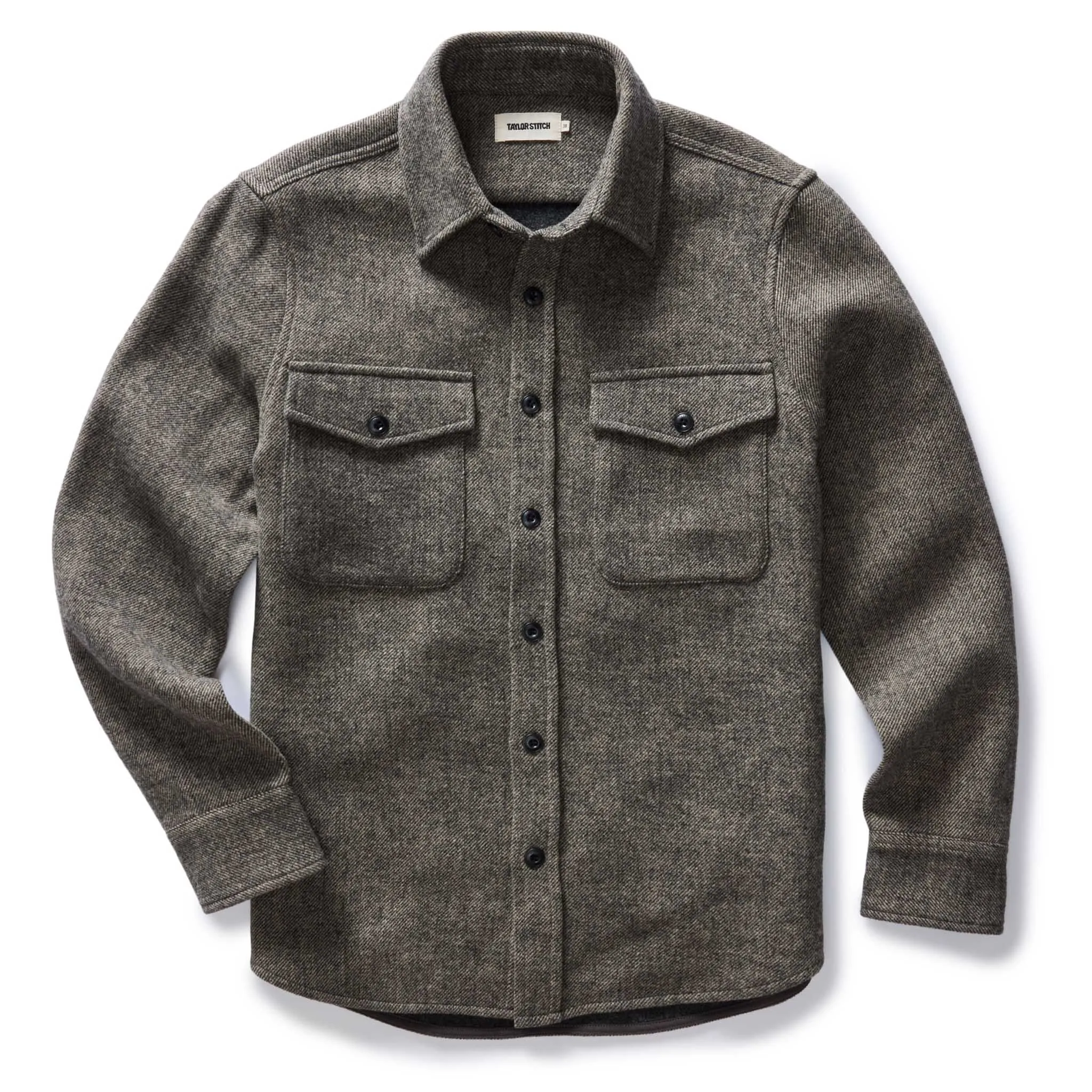 The Maritime Shirt Jacket in Ash Twill