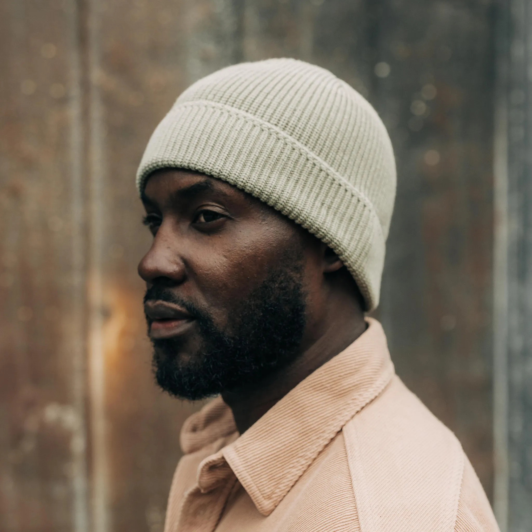 The Rib Beanie in Sagebrush