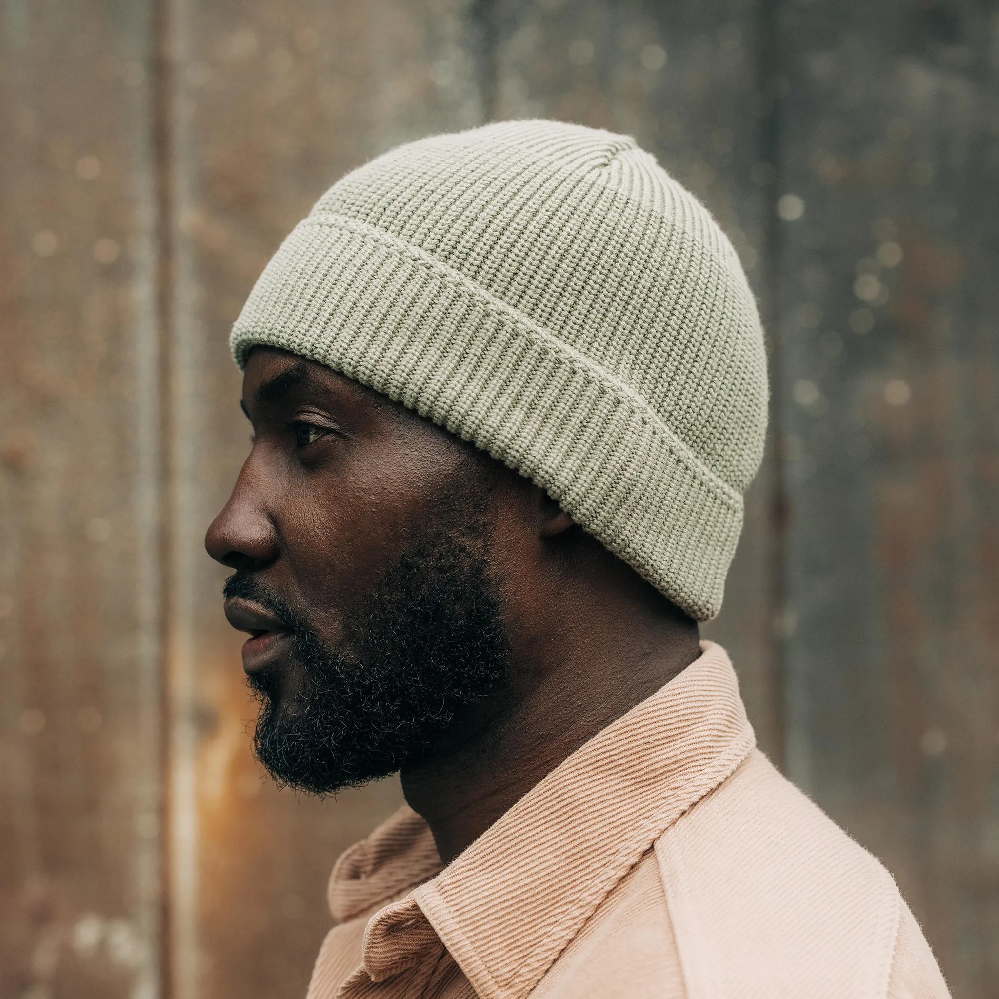 The Rib Beanie in Sagebrush