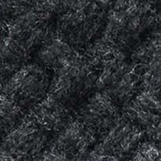 The Textured Knit Beanie in Heather Coal Merino