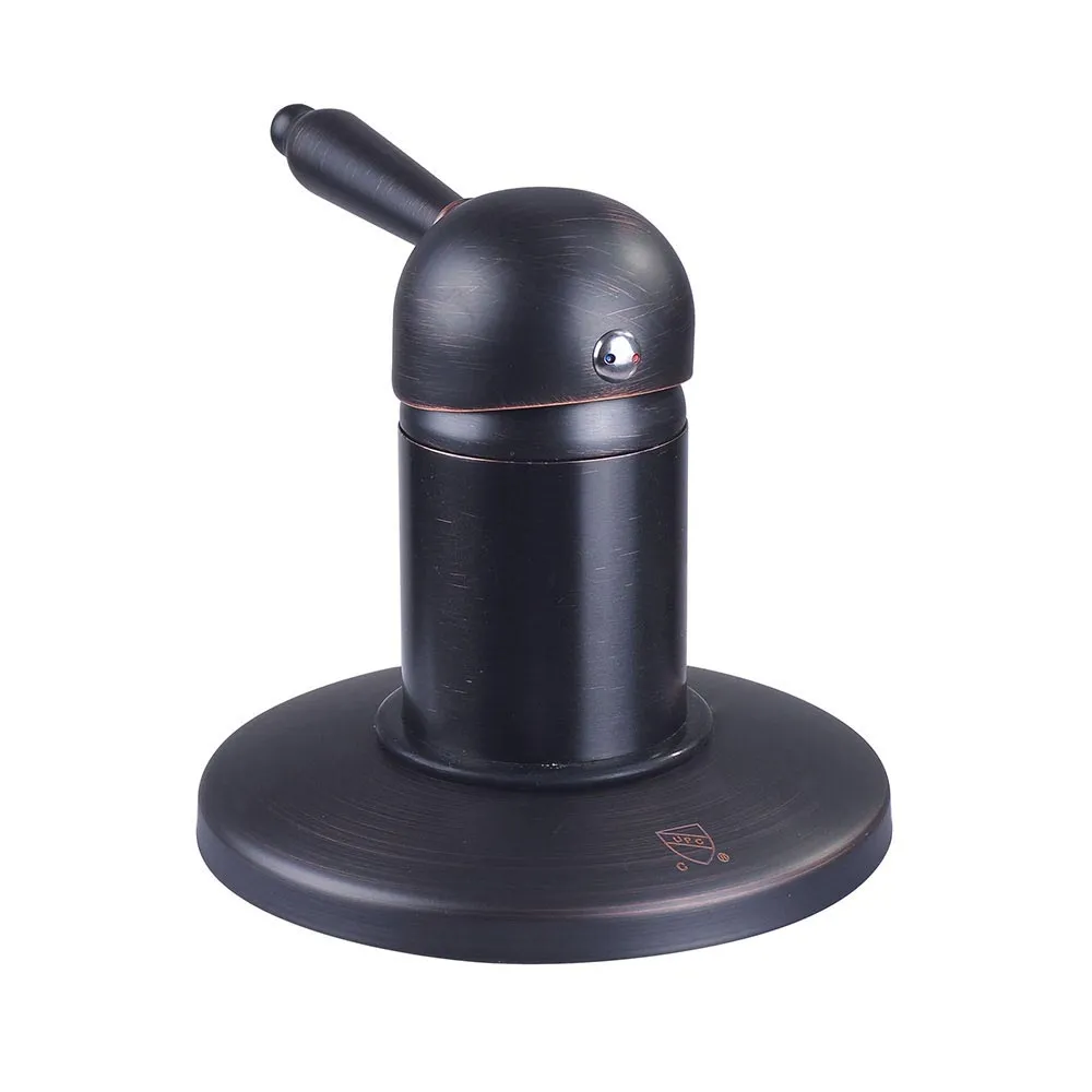TheLAShop Wall Mounted Rain Shower Faucet & Handle Oil Rubbed Bronze
