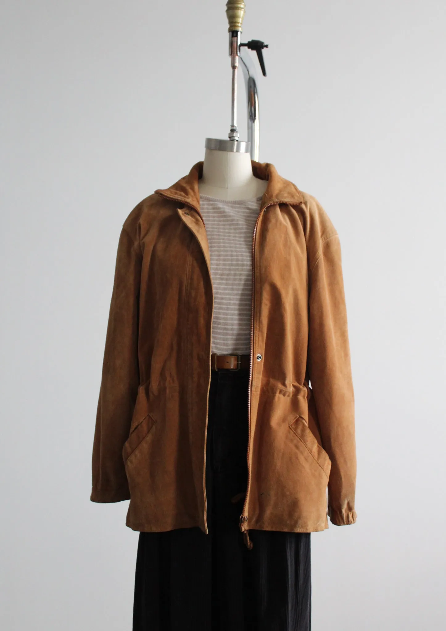 tobacco suede jacket