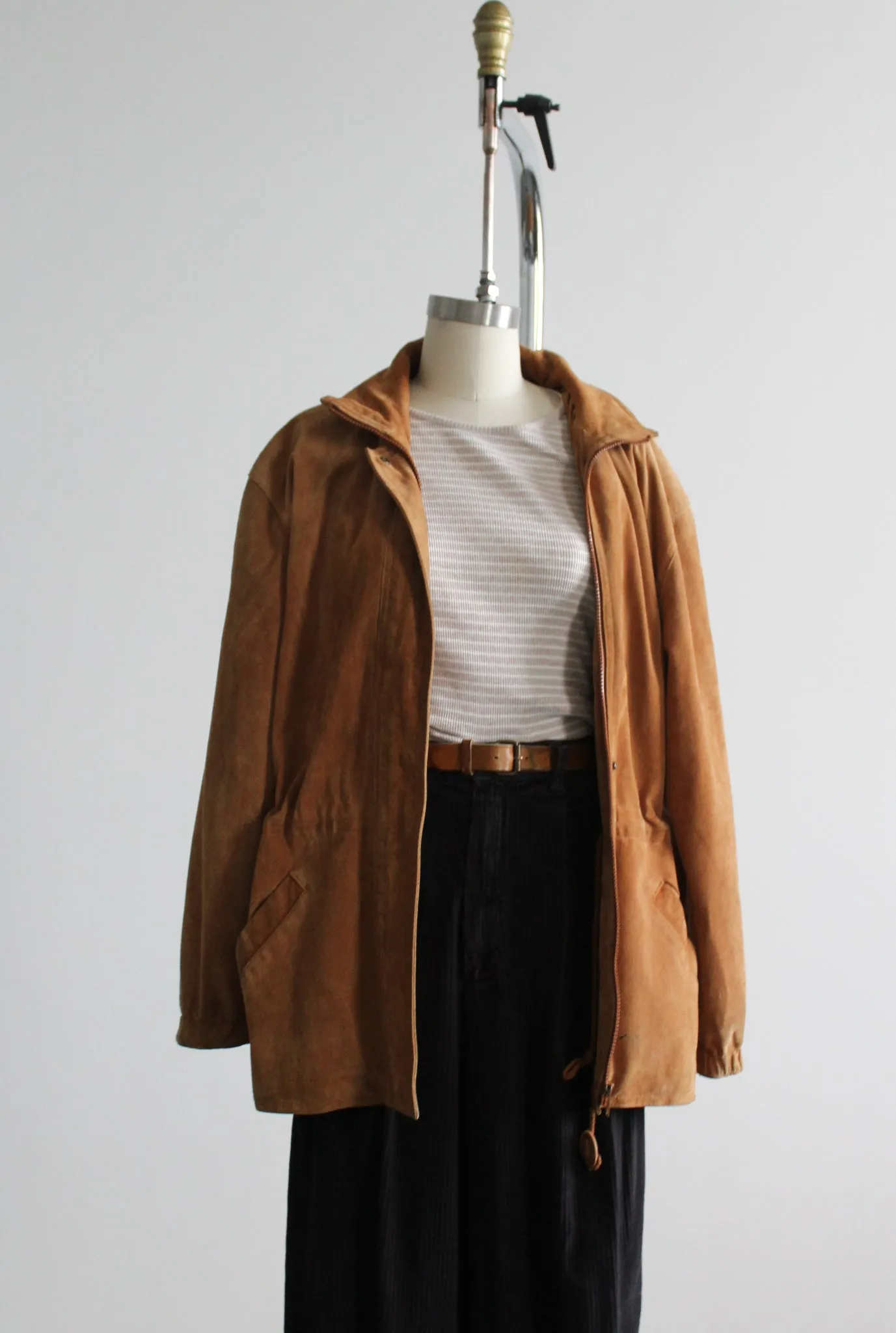 tobacco suede jacket