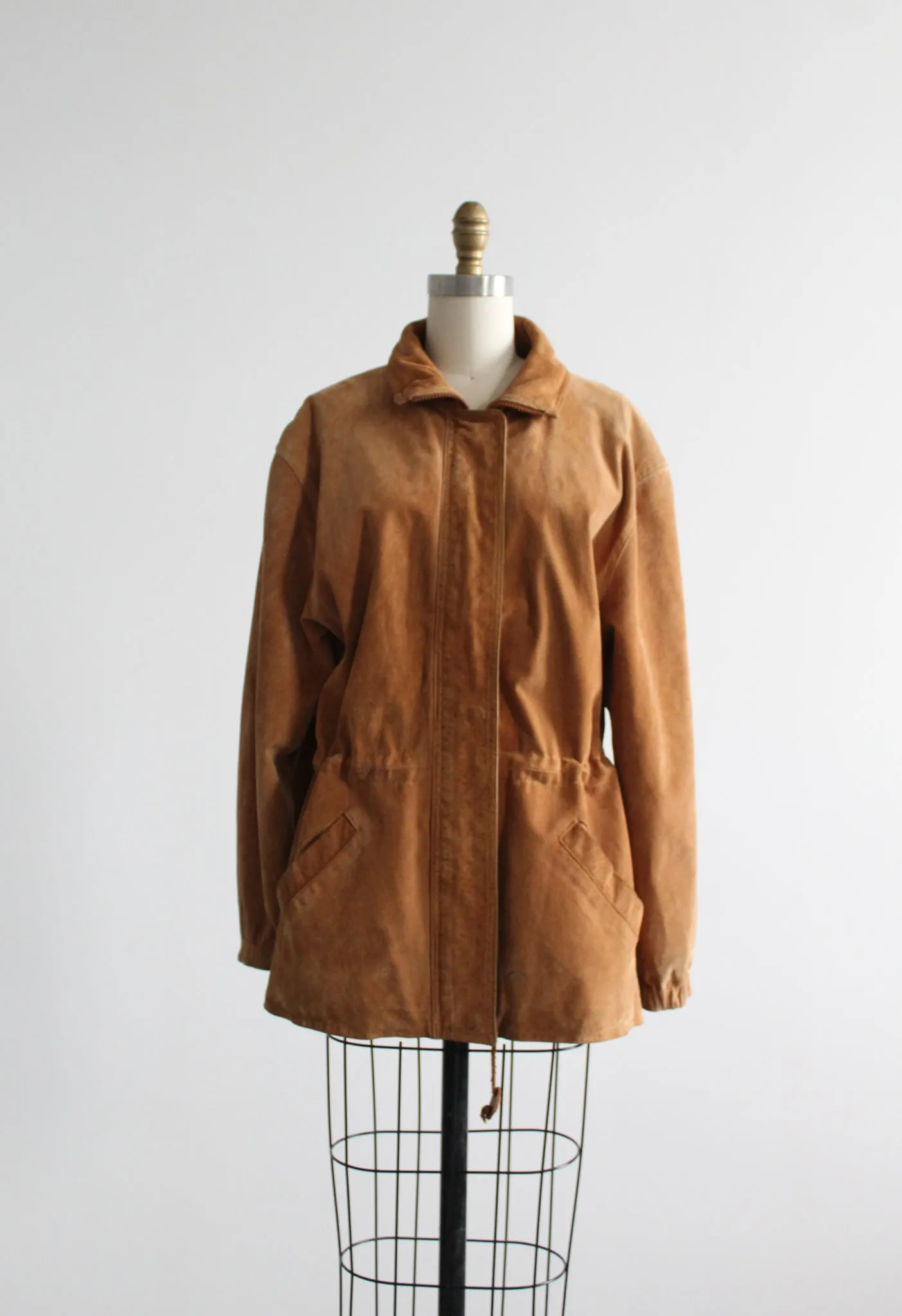 tobacco suede jacket