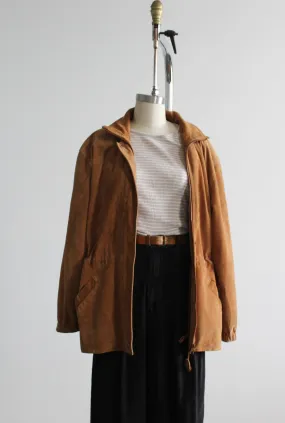 tobacco suede jacket