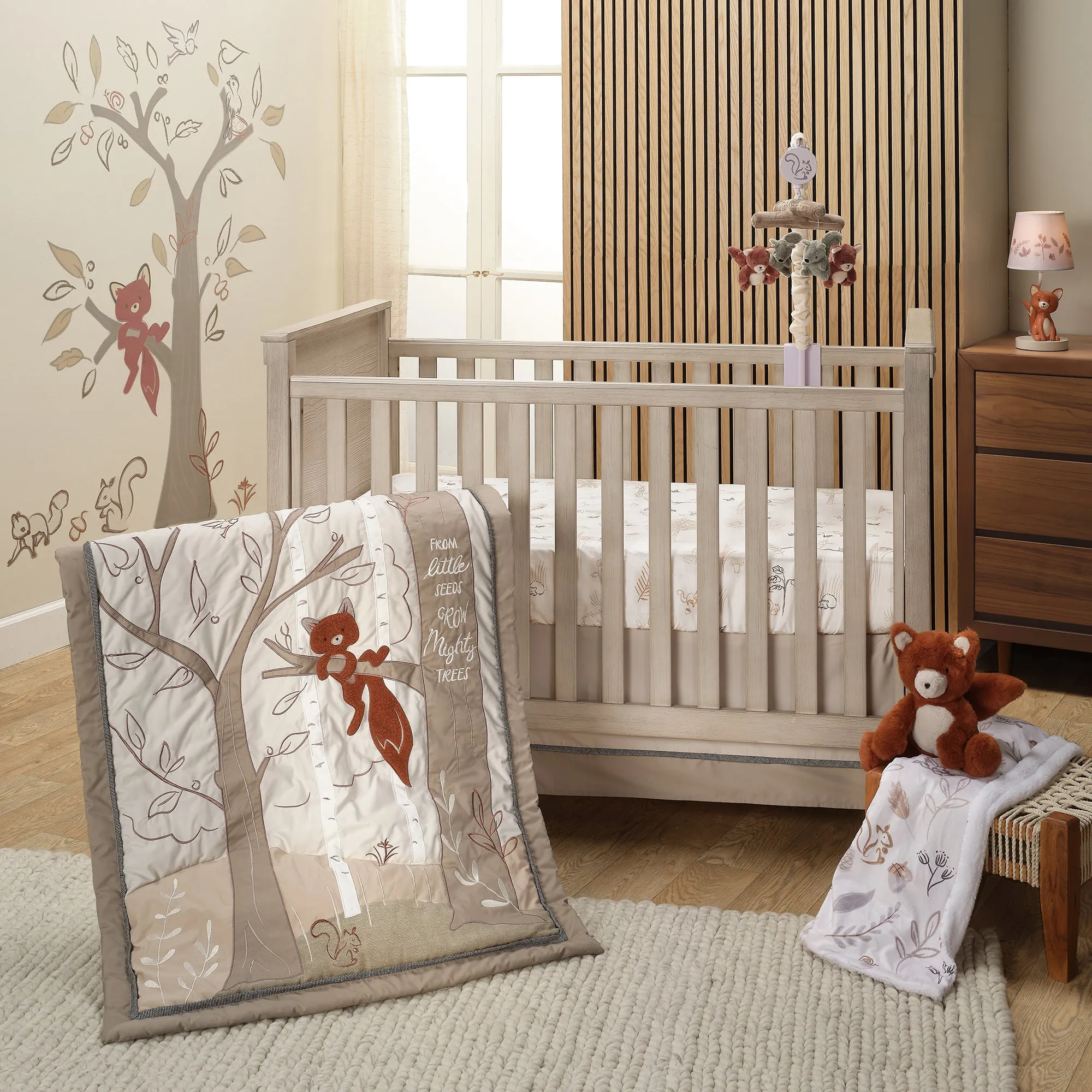 Treetop Fox Musical Baby Crib Mobile