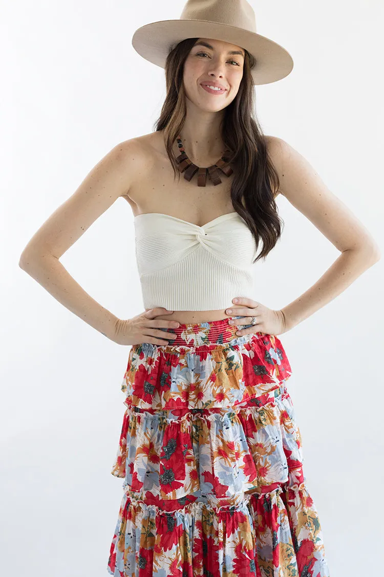 Twist Knot Bandeau Top