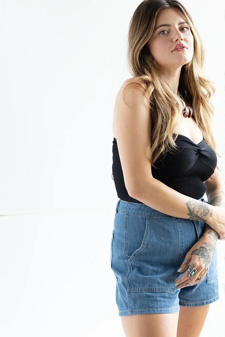 Twist Knot Bandeau Top