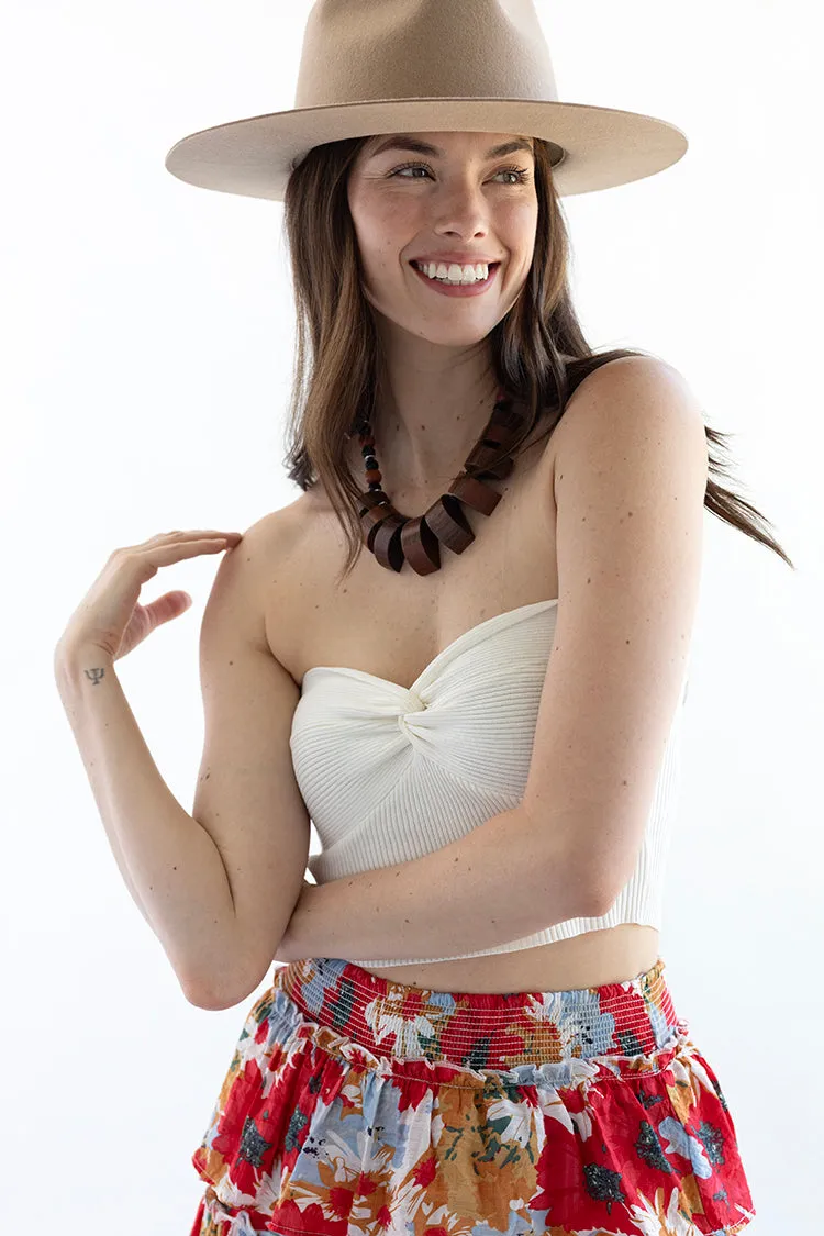 Twist Knot Bandeau Top