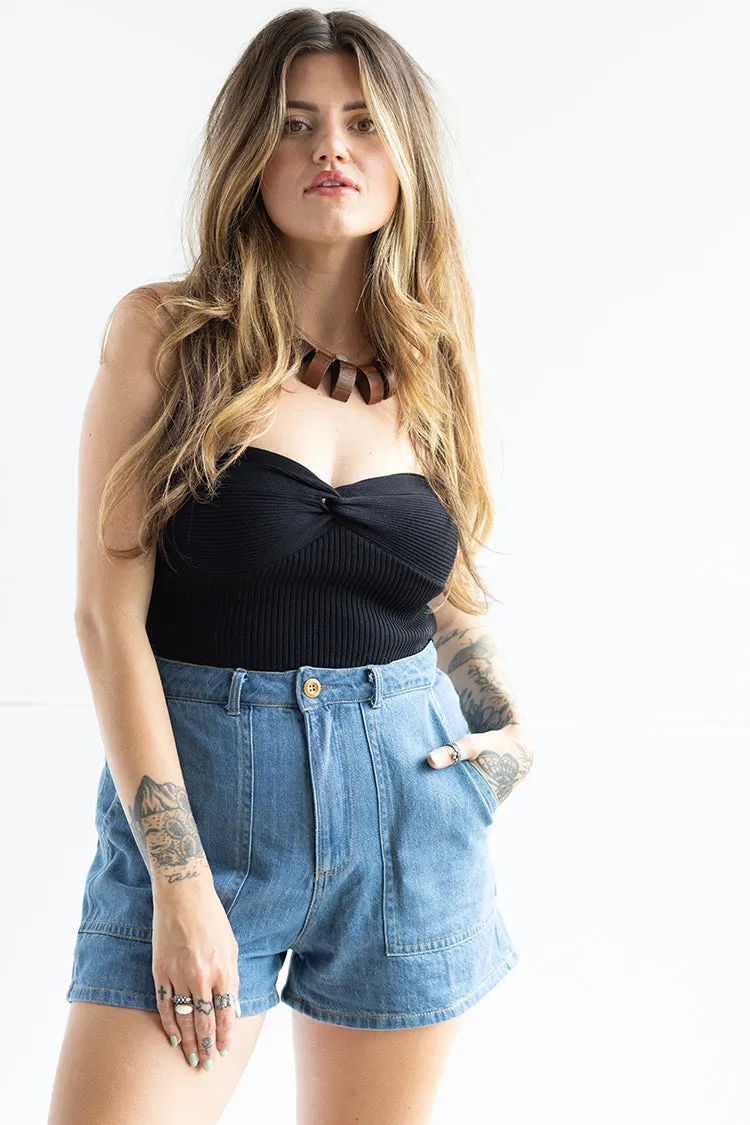 Twist Knot Bandeau Top