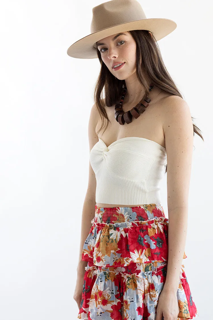 Twist Knot Bandeau Top