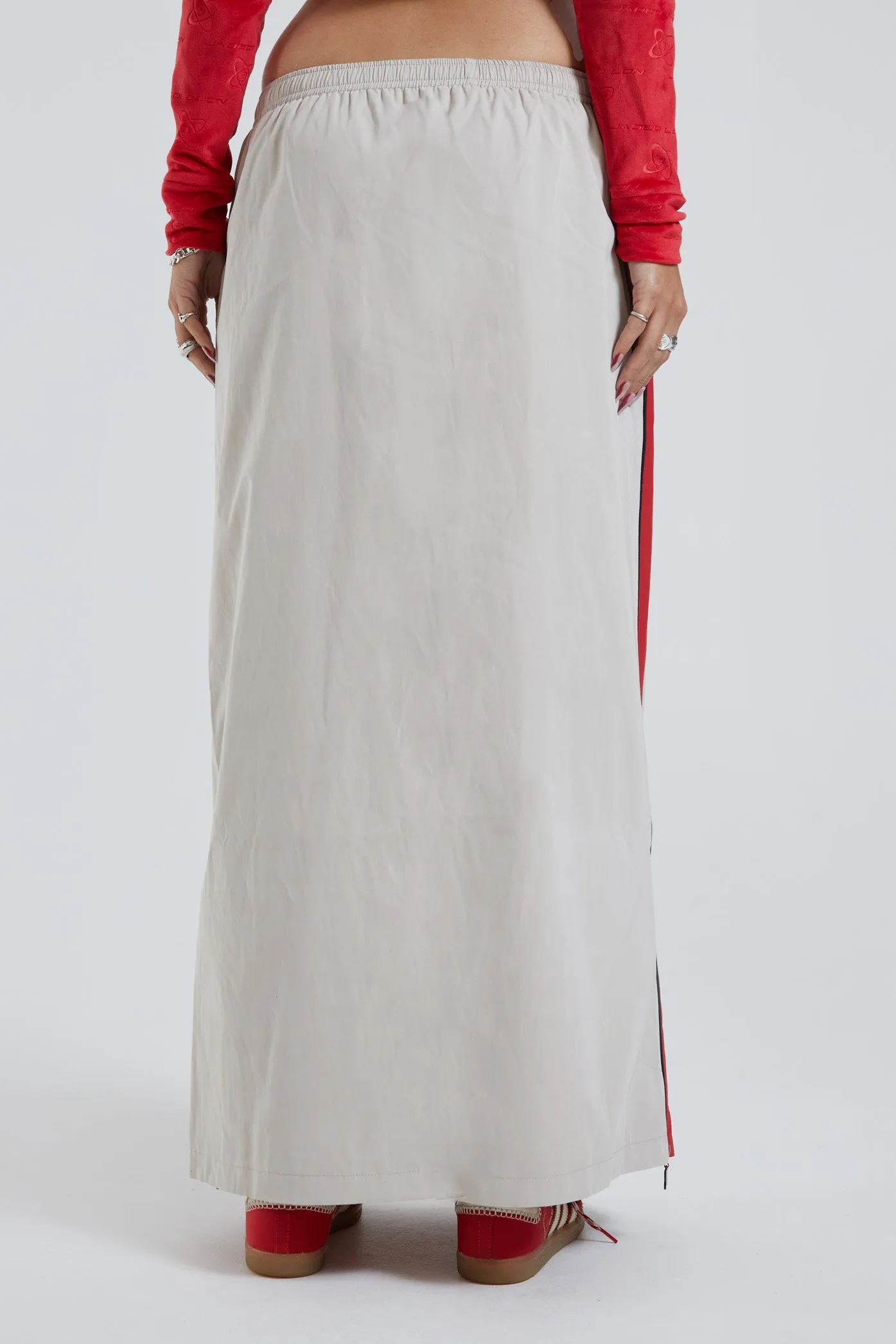 Uptown Windbreaker Maxi Skirt