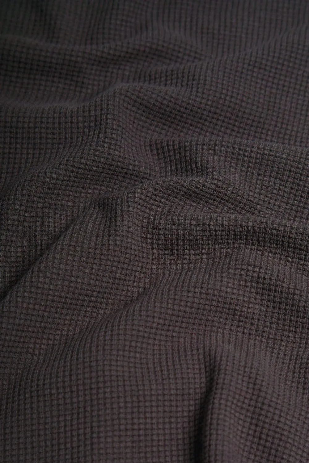 Waffle T-Shirt in Dark Lead
