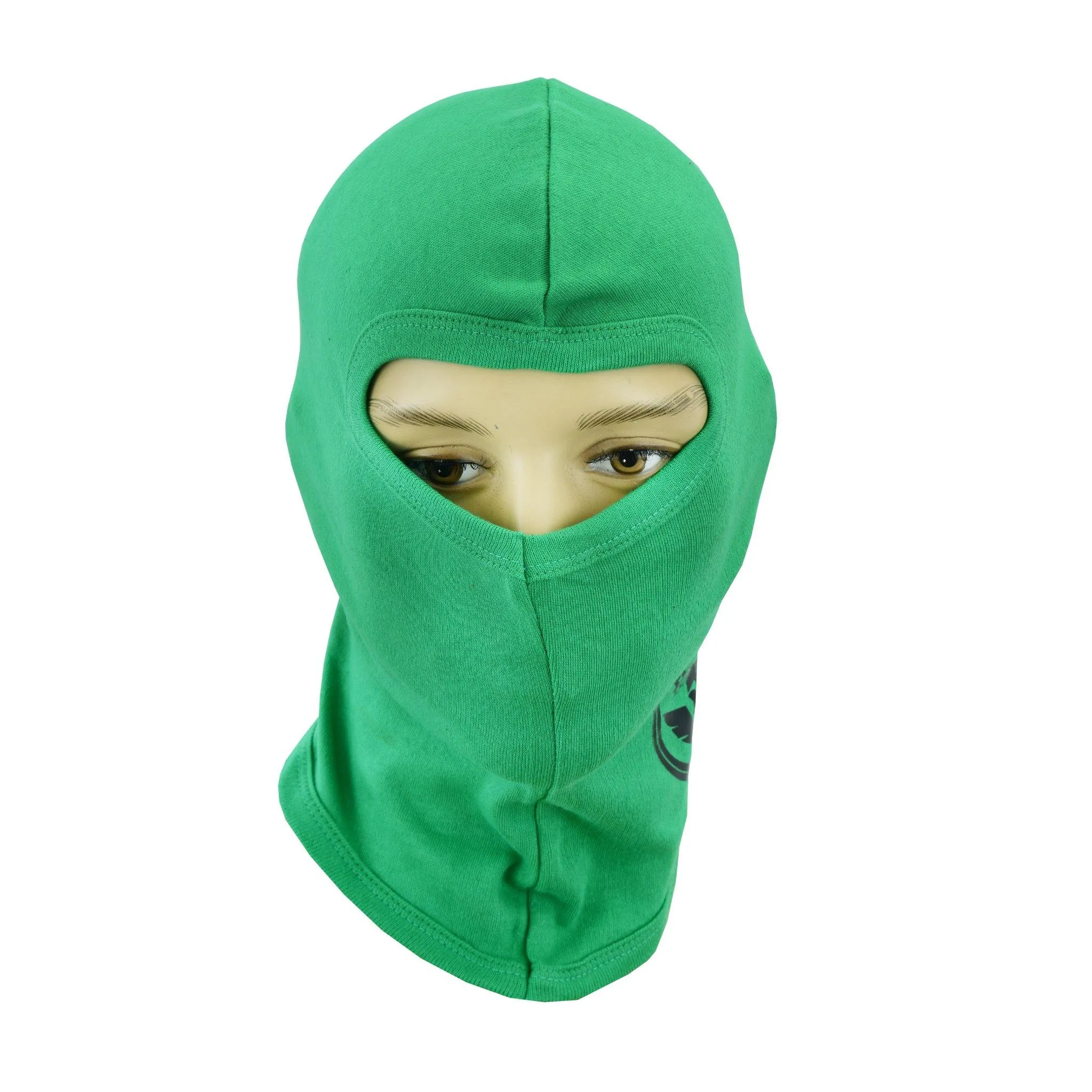 Warrior Gears®100% Cotton Motorcycle Balaclava | Face Mask -Green