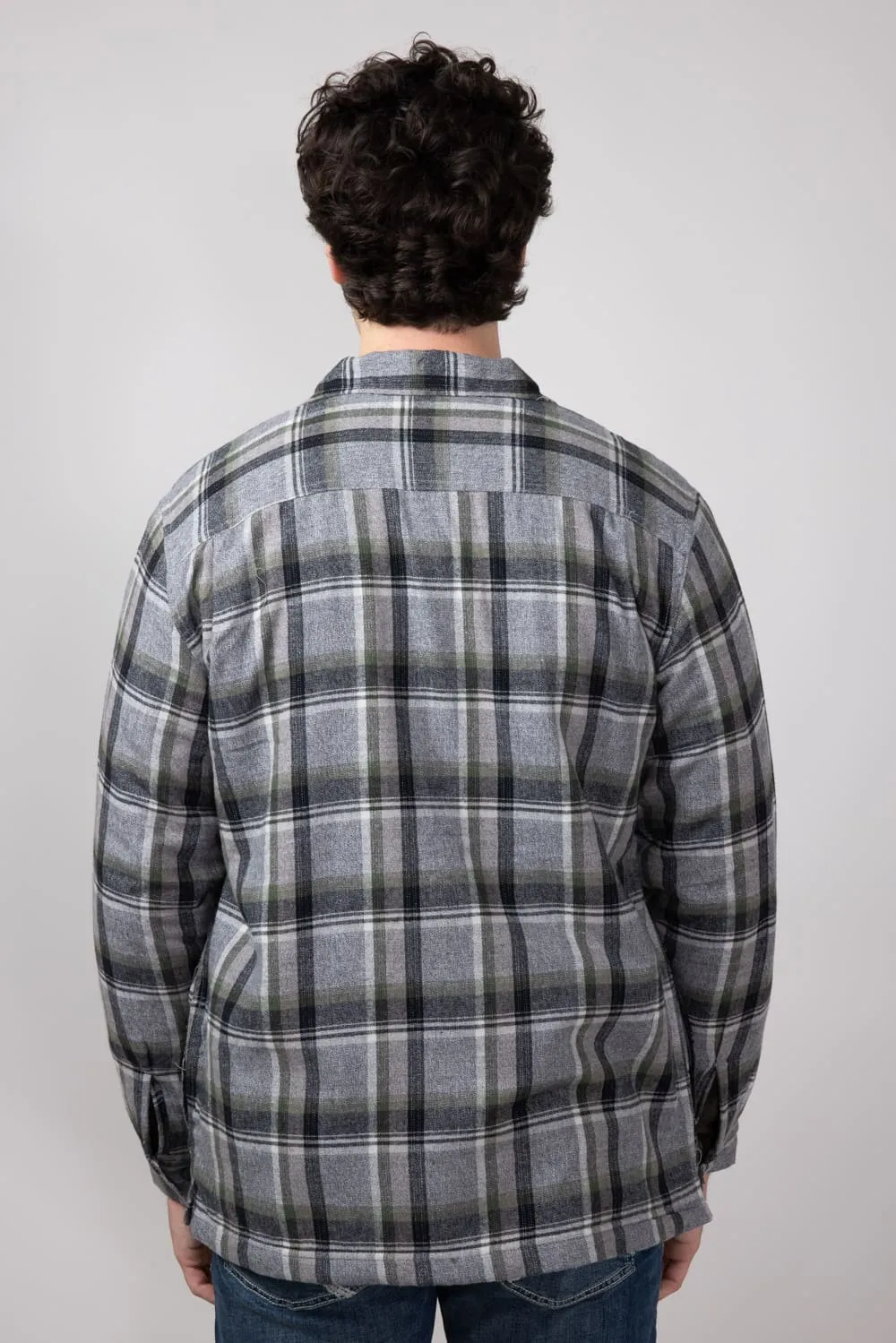 Weatherproof Vintage Sherpa Lined Shirt Jacket for Men in Twine | F245441GK-TWINE