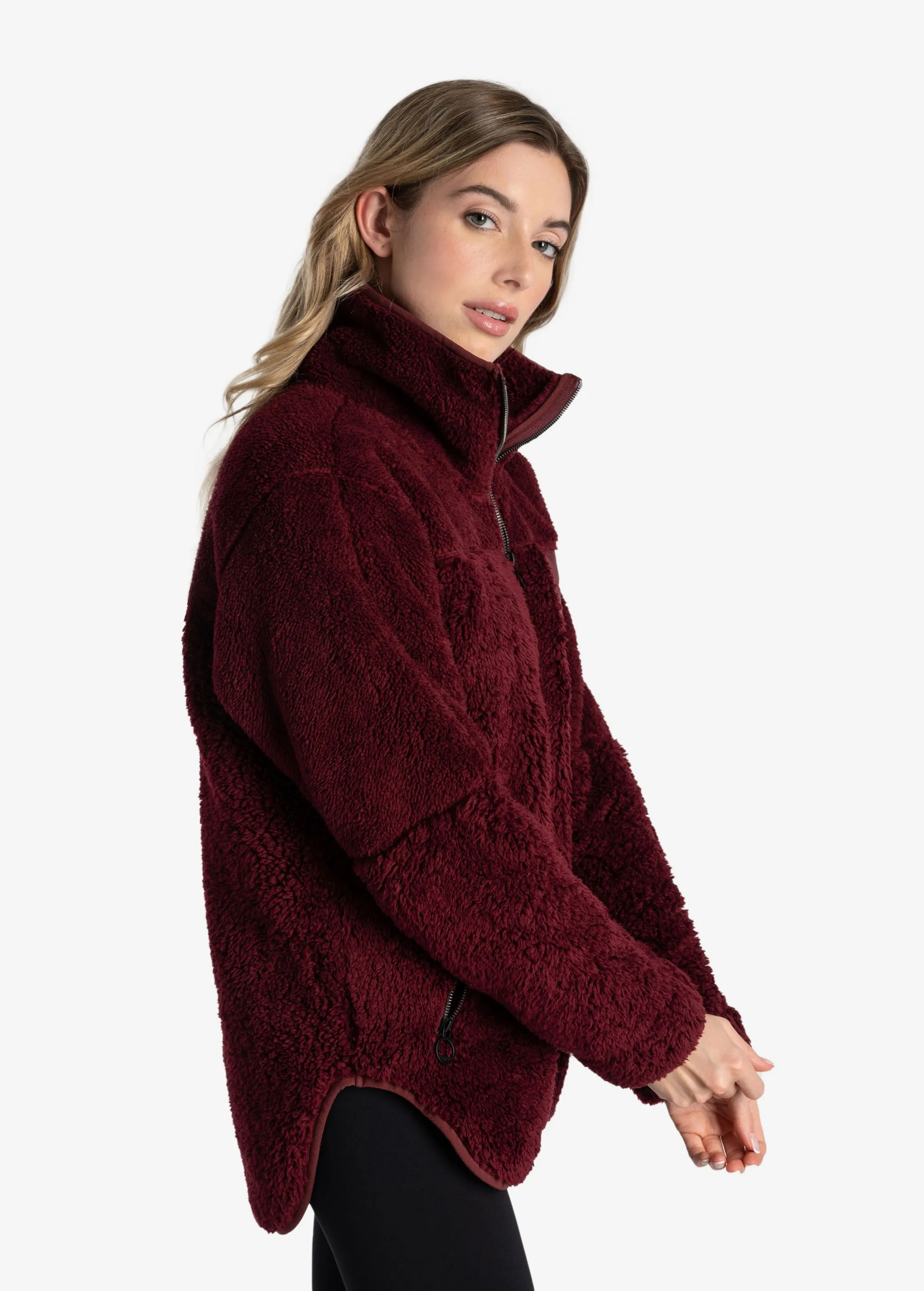 Yana Full Zip Teddy Cardigan