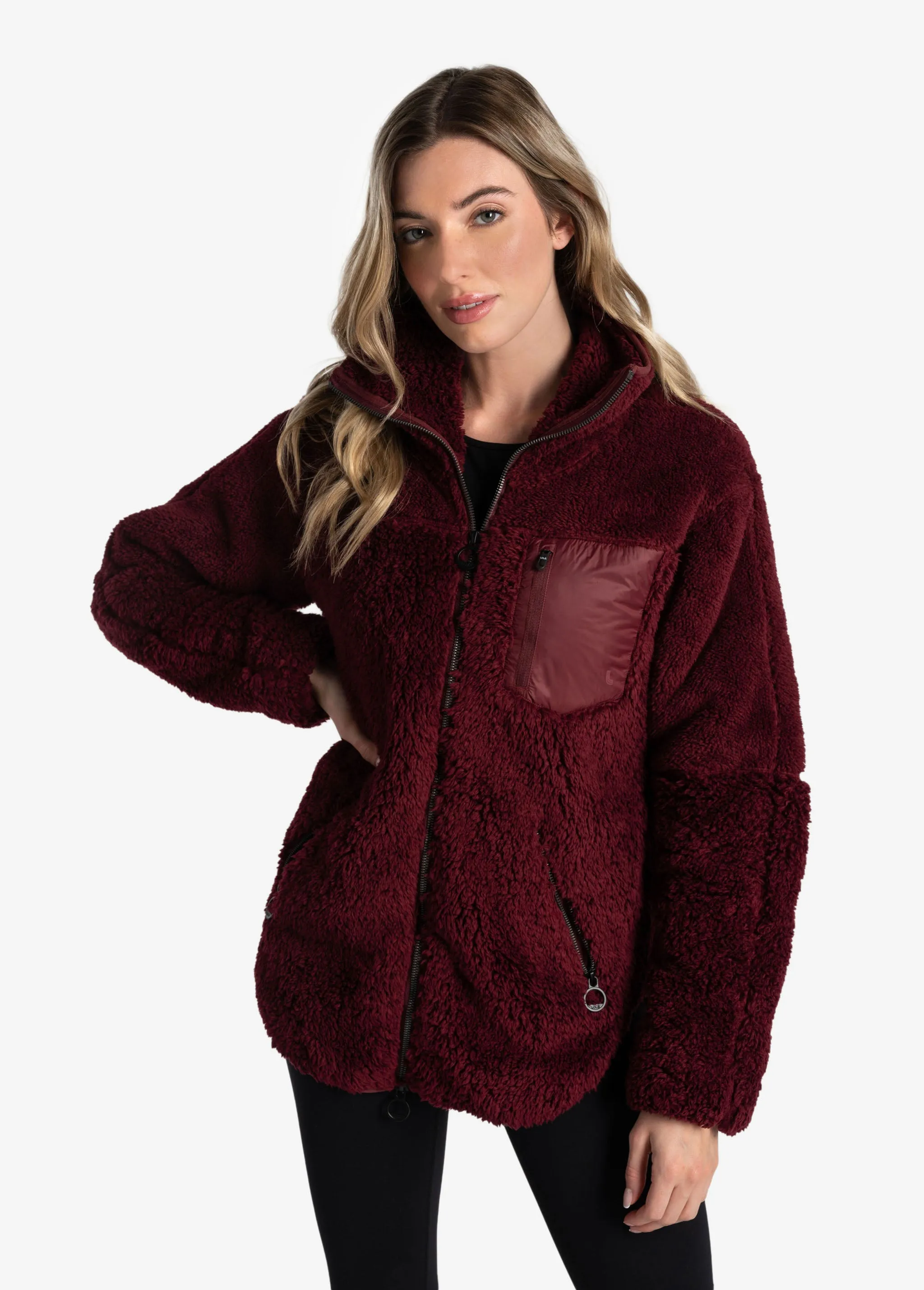 Yana Full Zip Teddy Cardigan