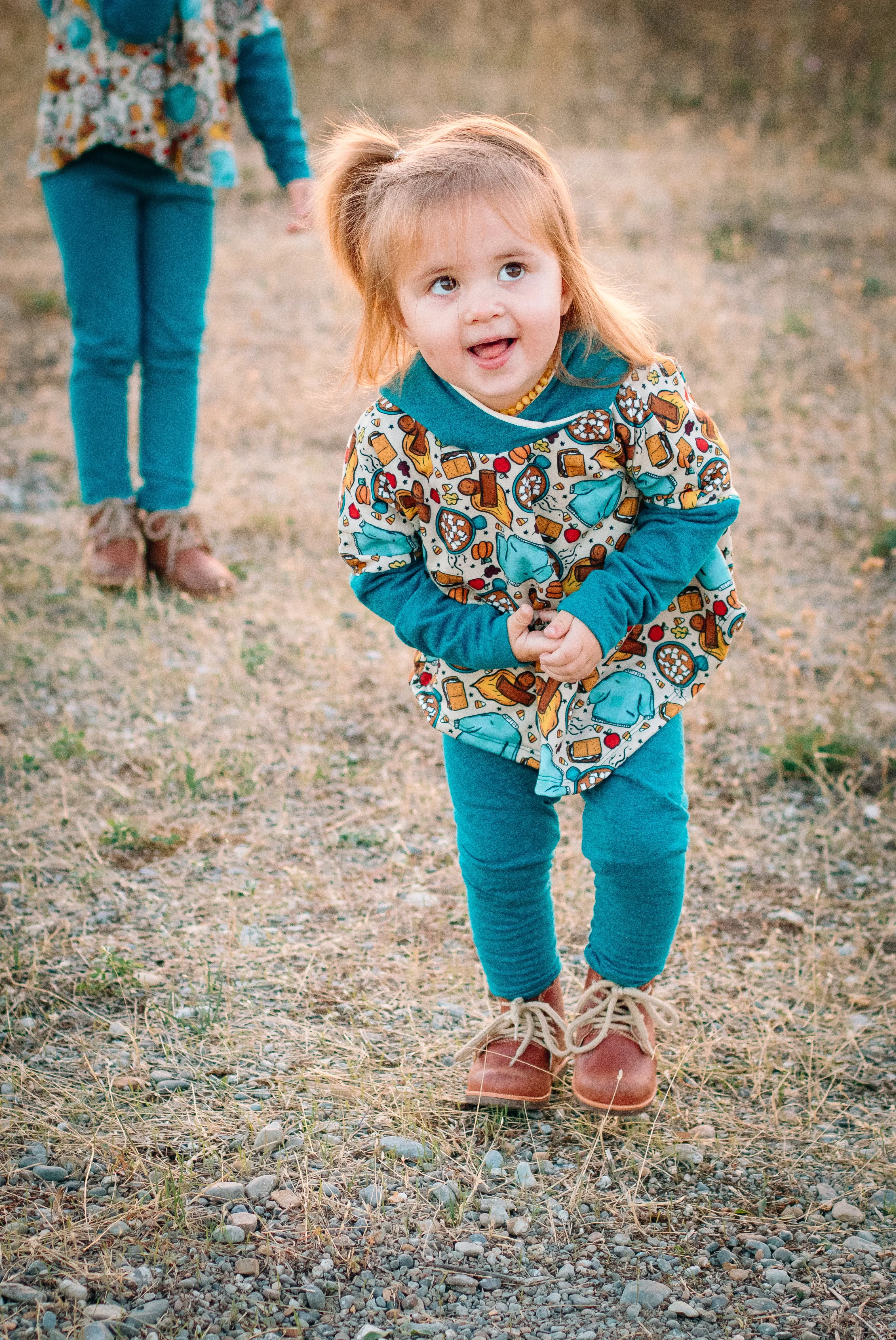 Youth Indy Poncho Digital Sewing Pattern Sizes NB-16Y