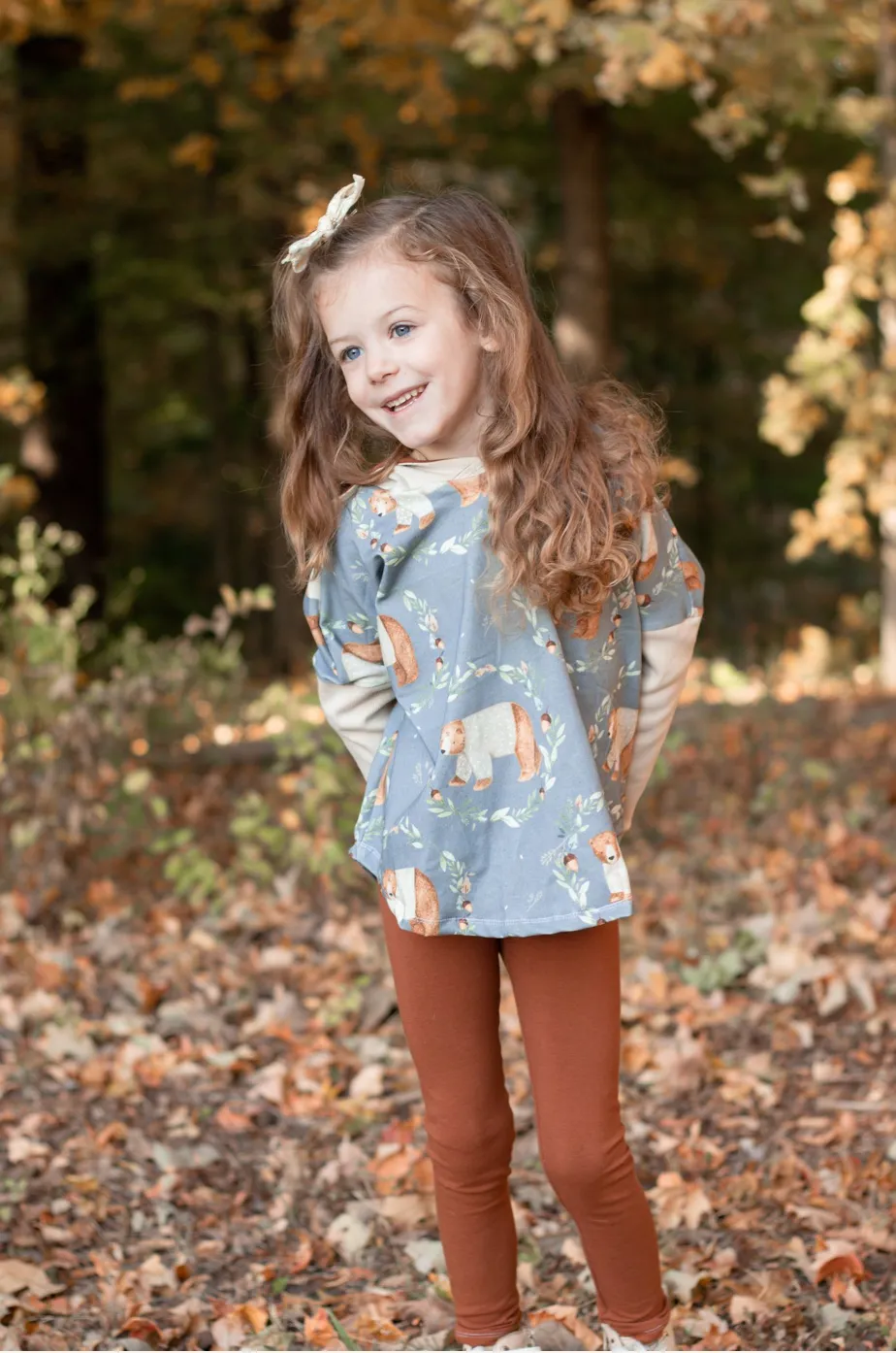Youth Indy Poncho Digital Sewing Pattern Sizes NB-16Y