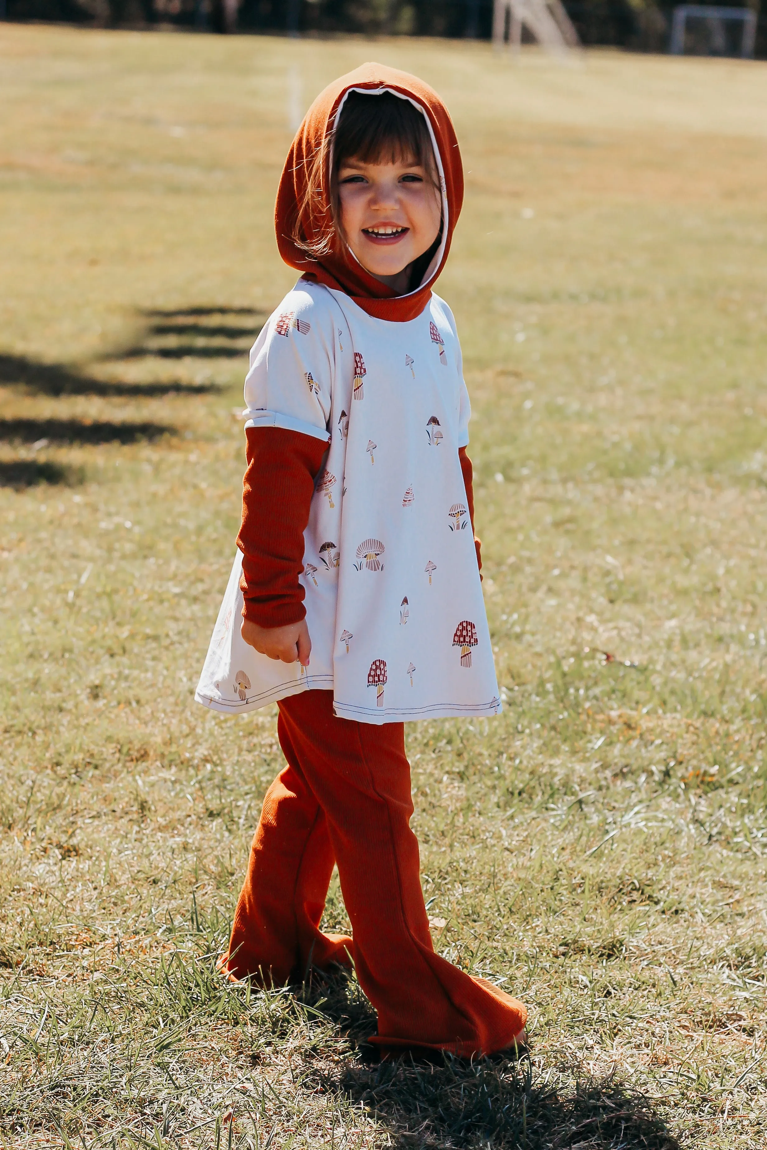 Youth Indy Poncho Digital Sewing Pattern Sizes NB-16Y