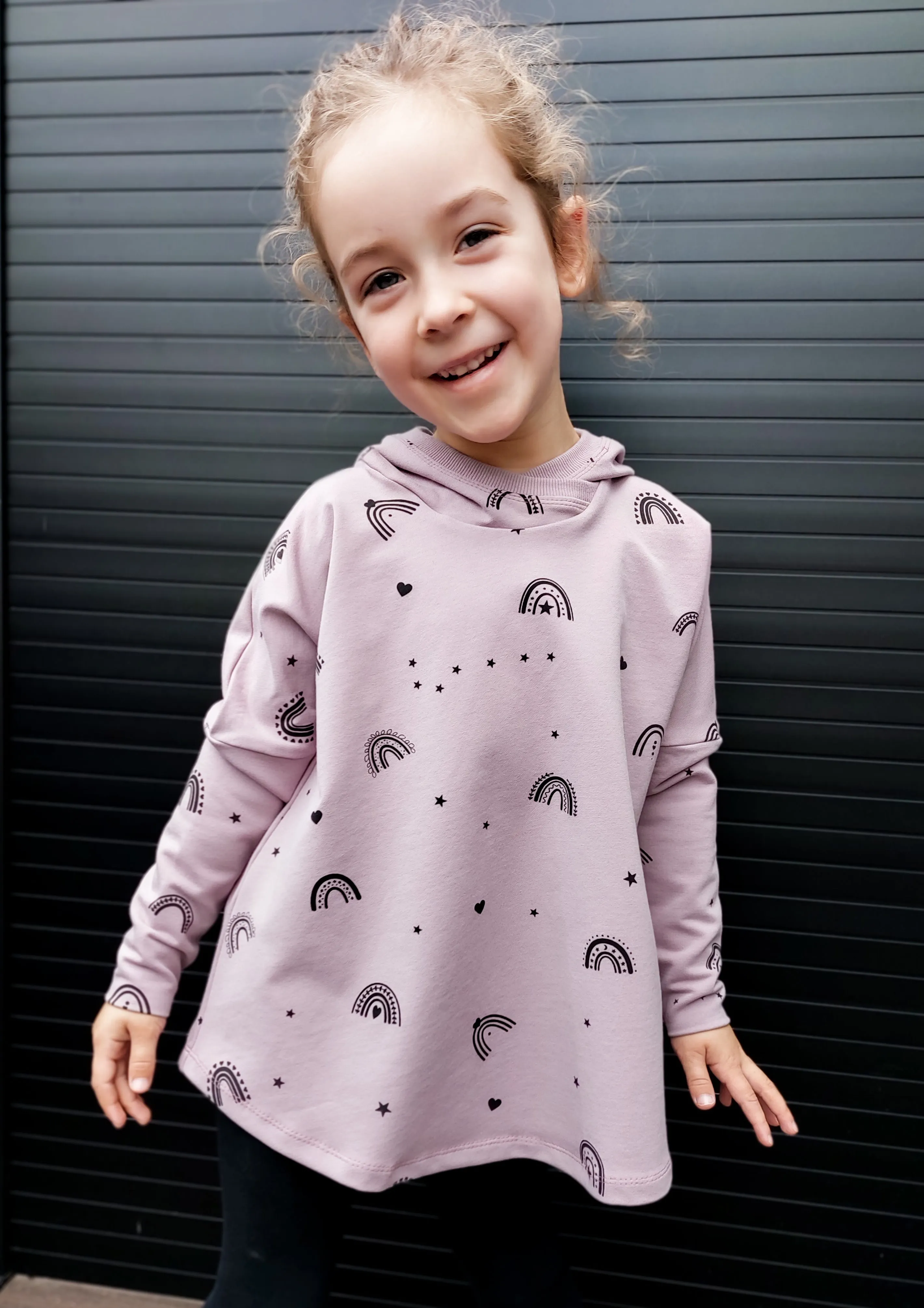 Youth Indy Poncho Digital Sewing Pattern Sizes NB-16Y